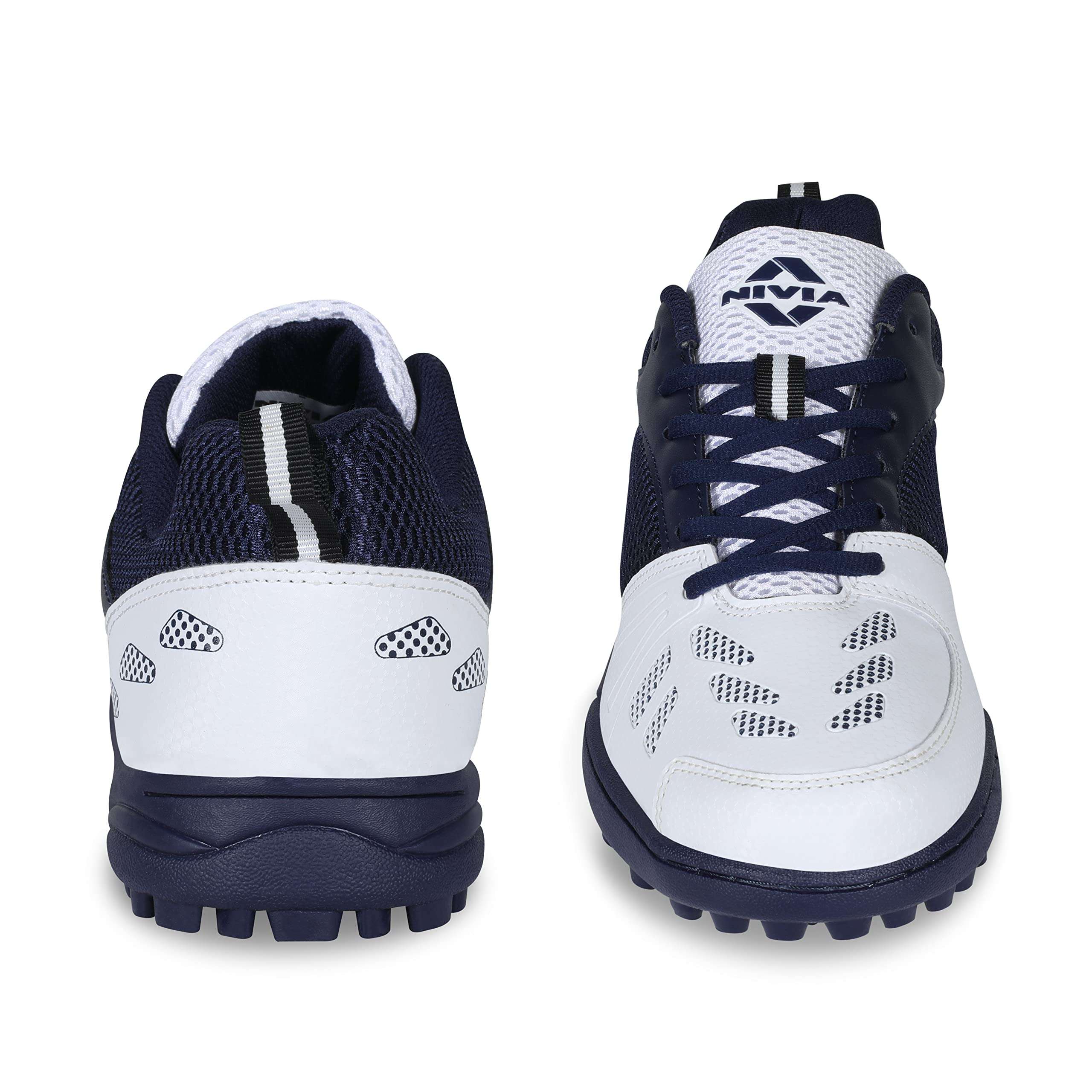Nivia Caribbean Cricket Shoes (NIVIA22909) (White Blue) - 9 UK for Men 3