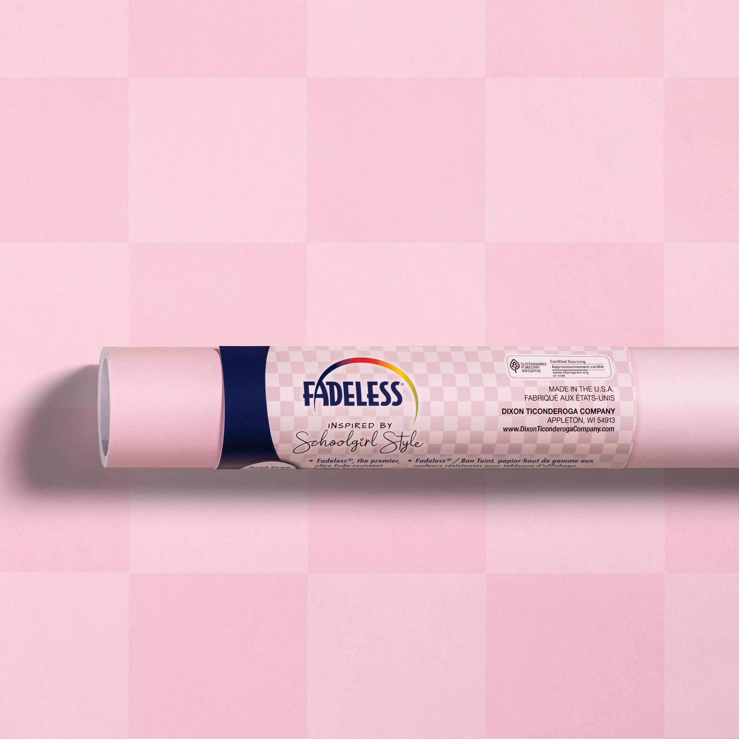 Fadeless Schoolgirl Style Bulletin Board Paper, Cake Pop, 47.25" x 12', 1 Roll 1