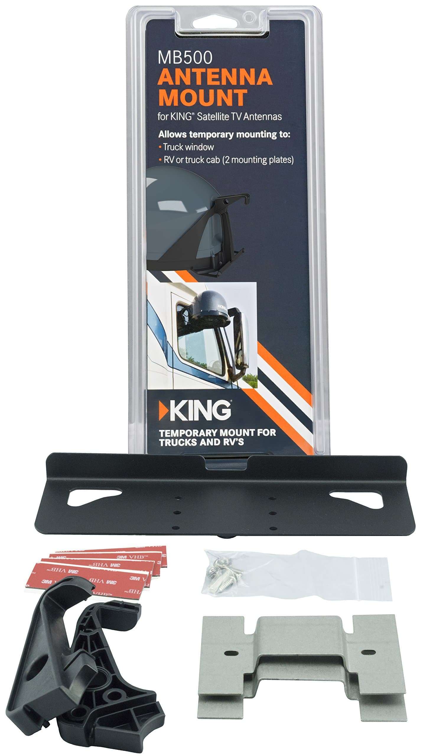 KING MB500 Window and Truck Cab Mount for Portable Satellite Antennas 3