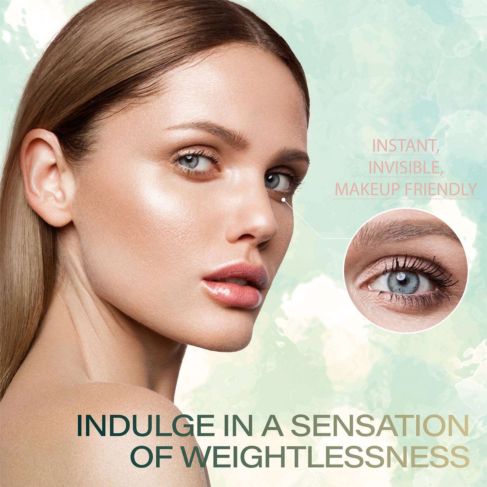 Eyelid Tape, 480PCS Eyelid Lifter Strips, Eyelid Tape for Hooded Eyes Invisible, Waterproof Double Eyelid Tape, Suitable for Uneven or Monolids, Instant Eye Lift Without Surgery 3