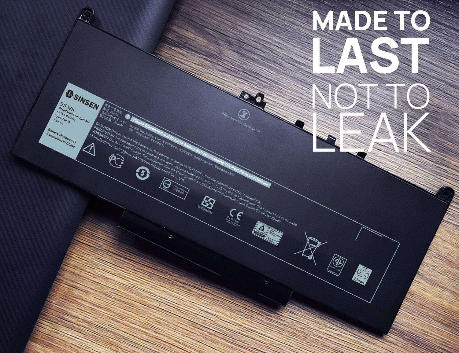 Fancy Buying J60J5 Laptop Battery Replacement for Dell Latitude E7270 P26S001 E7470 P61G001 Series Notebook 1W2Y2 01W2Y2 R1V85 451-BBSX 451-BBSY 451-BBSU MC34Y 242WD PDNM2 3