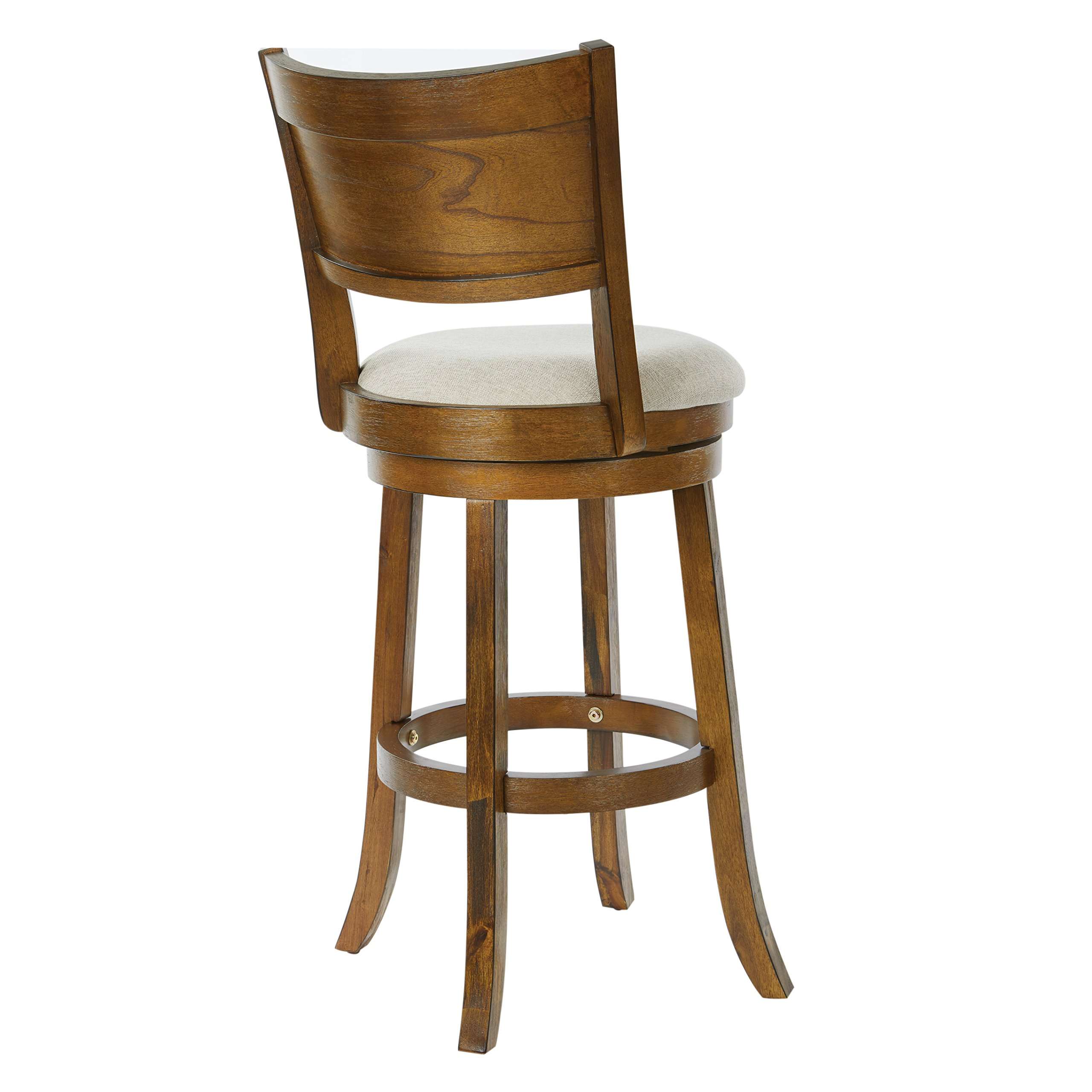 OSP Home Furnishings Stool Burnt Brown 4