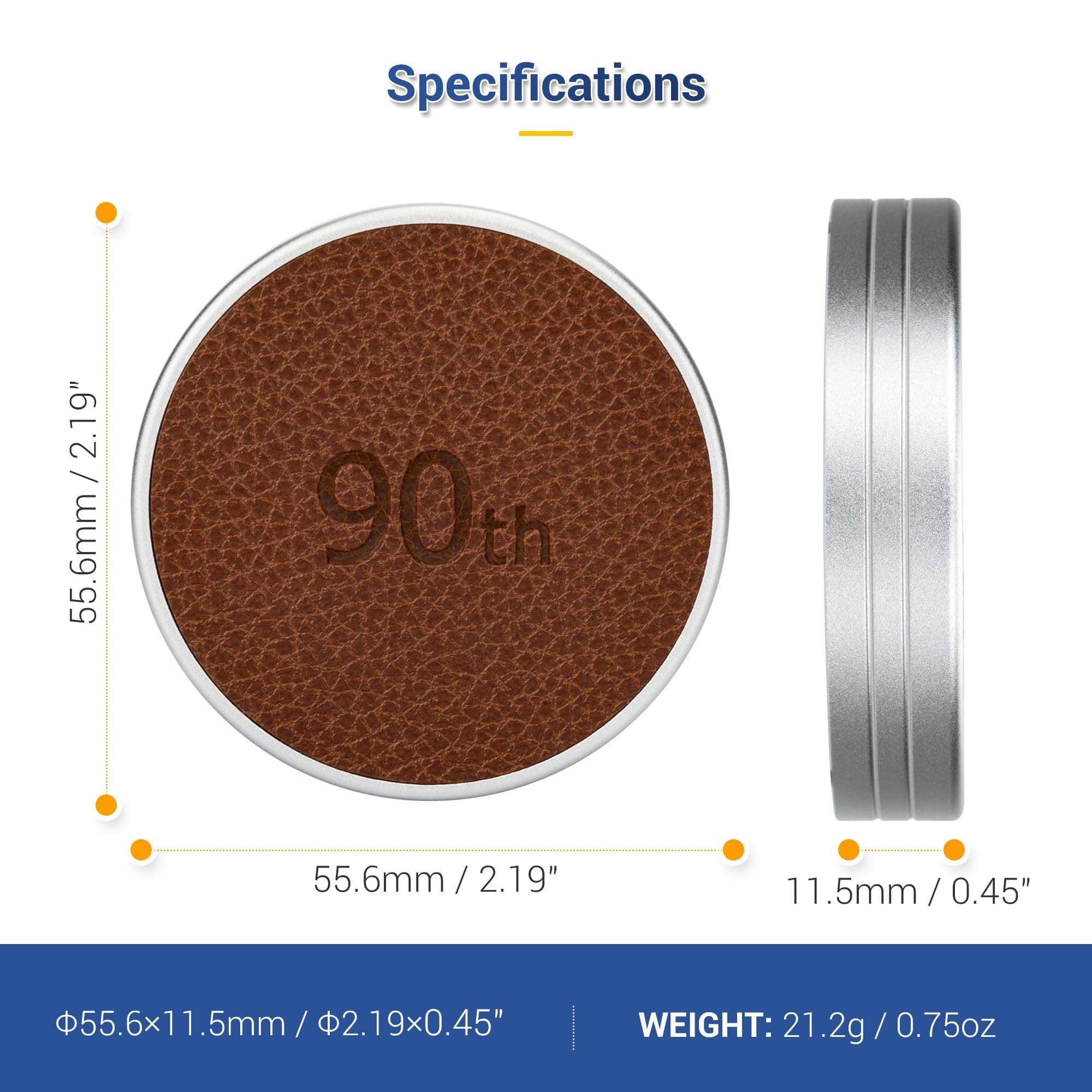 Retro Leather Lens Cap for Fujifilm Instax Mini EVO, Brown Aluminum Anti-Dust Anti-Scratches Lightweight Camera Lens Cover with Soft EVA Interior, Accessories for Fuji Mini Evo Lens Protection Cover 6