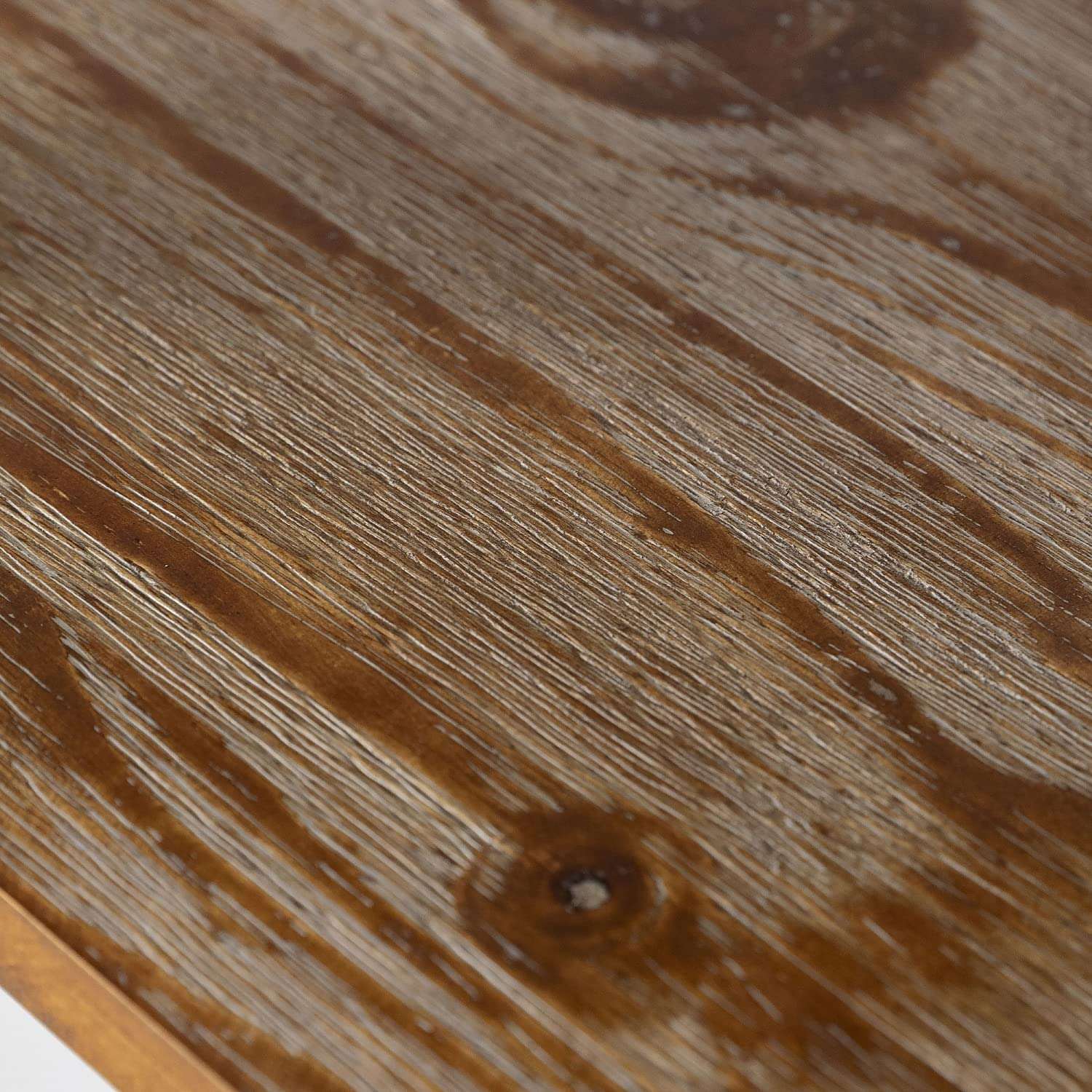 DOFURNILIM Industrial Rustic Wall Wood Pipe Ladder Floating Shelves - DIY Modern Storage Shelving Bookshelf for Bathroom Kitchen Office Home – Steampunk Bookcase (Floating Ladder shelves-51.18“W) 4