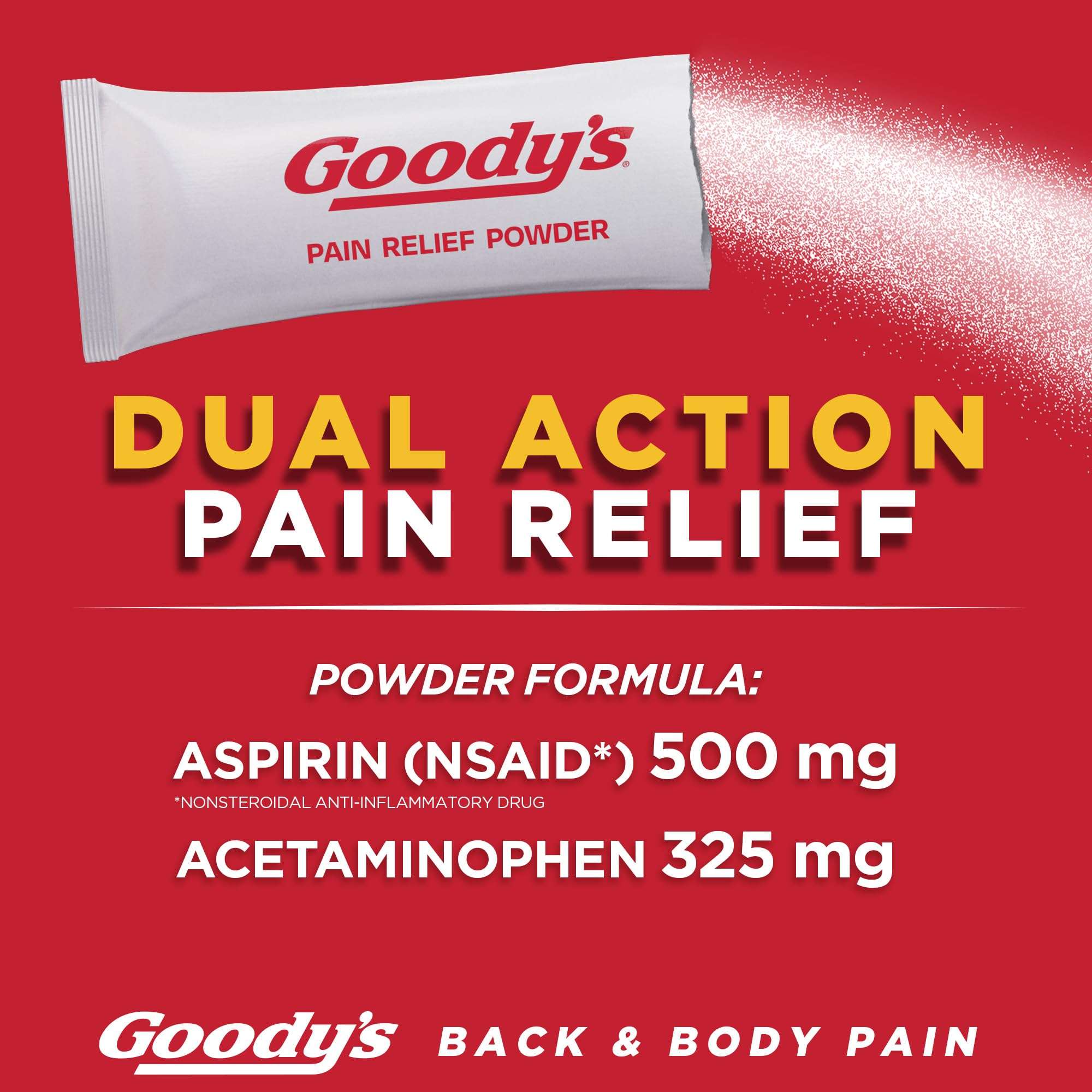 Goody's Back and Body Pain Relief Powder, 24 ct (Pack of 1) 2