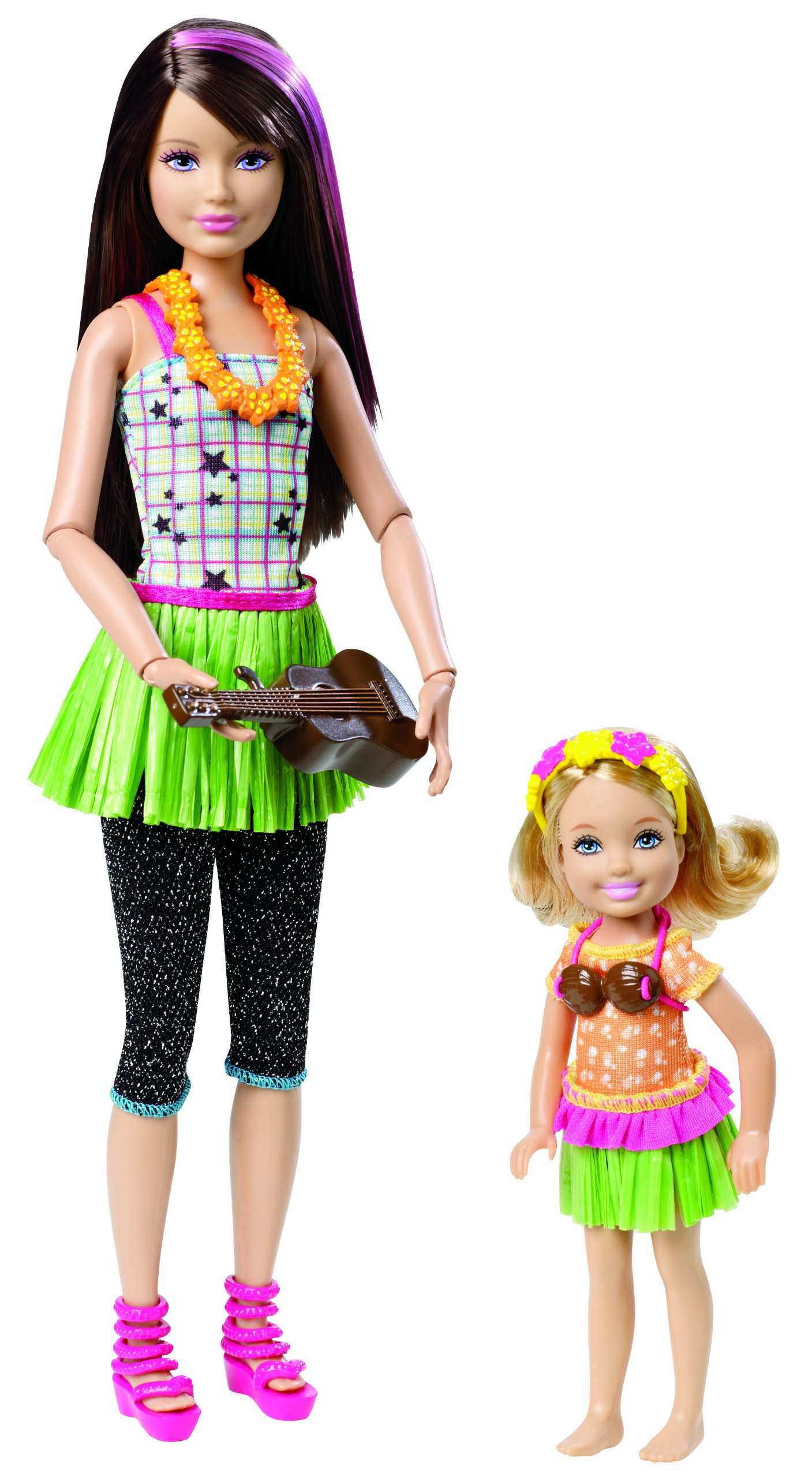 Barbie Sisters Hula Dance Skipper and Chelsea Doll 2-Pack 3