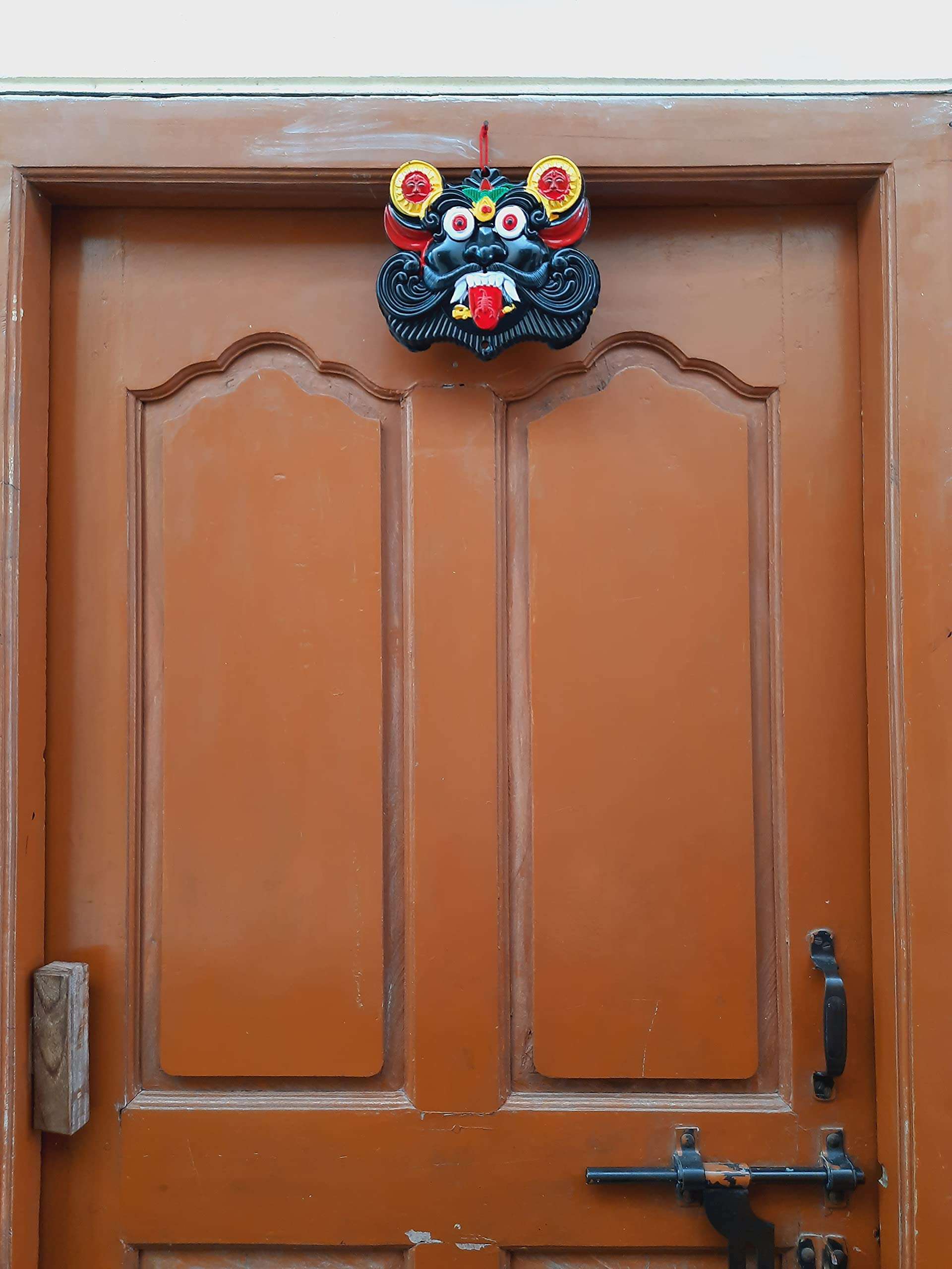 DESHABOINA VN Wall Hanging Plastic Nazar Suraksha Kawach, Drishti Bommai, Evil Eye Protector, Nazar Battu for House, Office, Shops(Small Size 6 X 7 Inches). 4