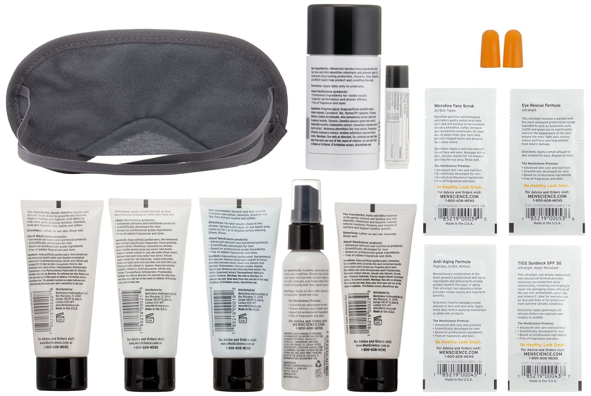 MenScience Androceuticals Travel Kit 2