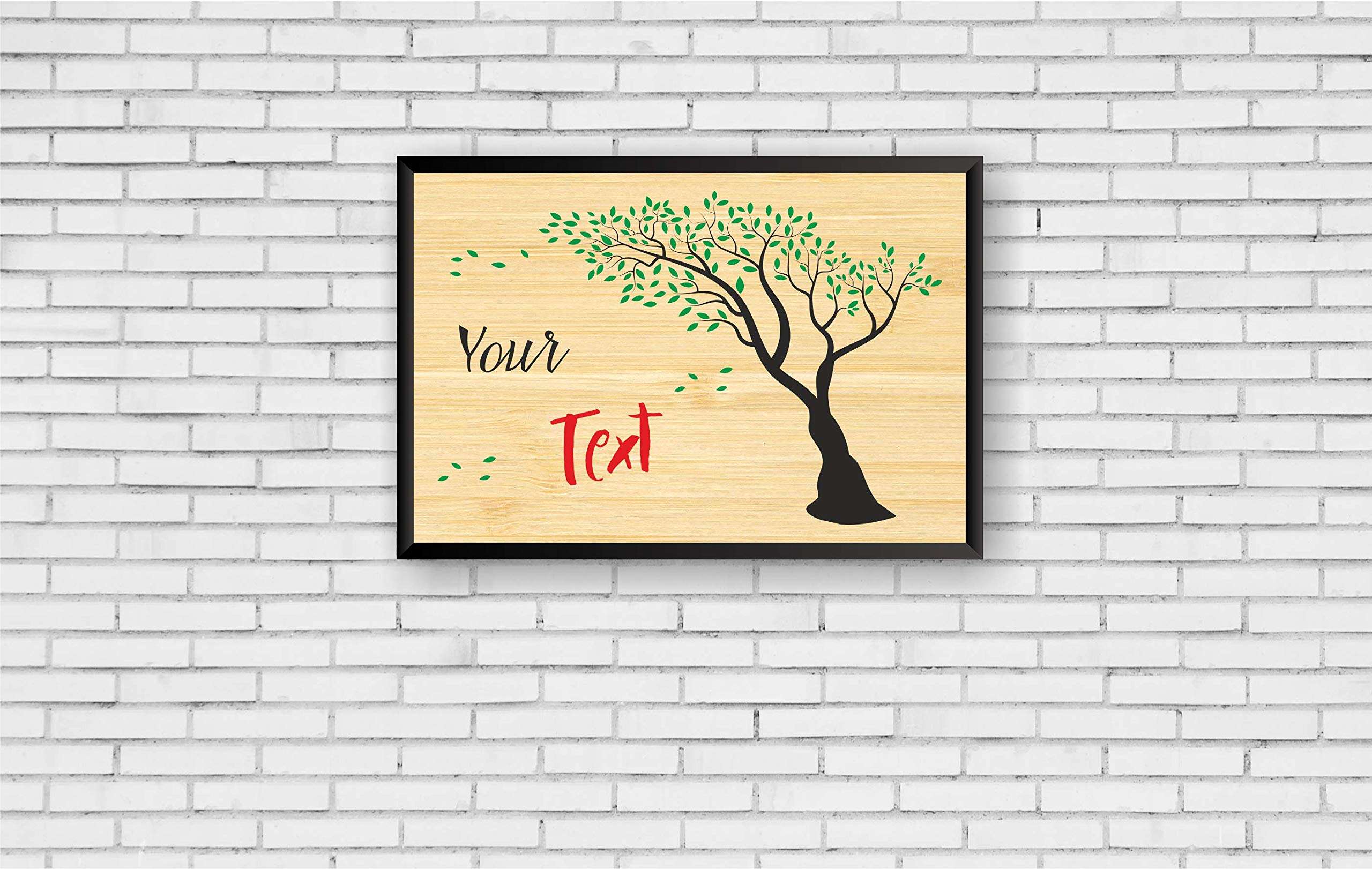 Brown Cloud Personalized Printed Photo Poster/Collage/Memories on Laminated MDF with Customized Text Message or Personalized/Customized Photograph Gift for Family/Friends (004) 5