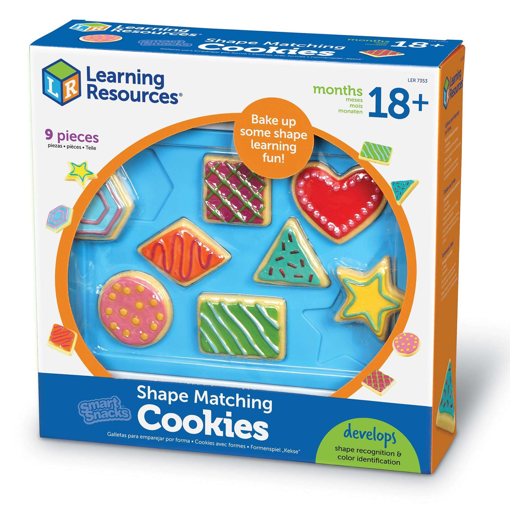 Learning Resources Shape Matching Cookies, 9 Pieces 4
