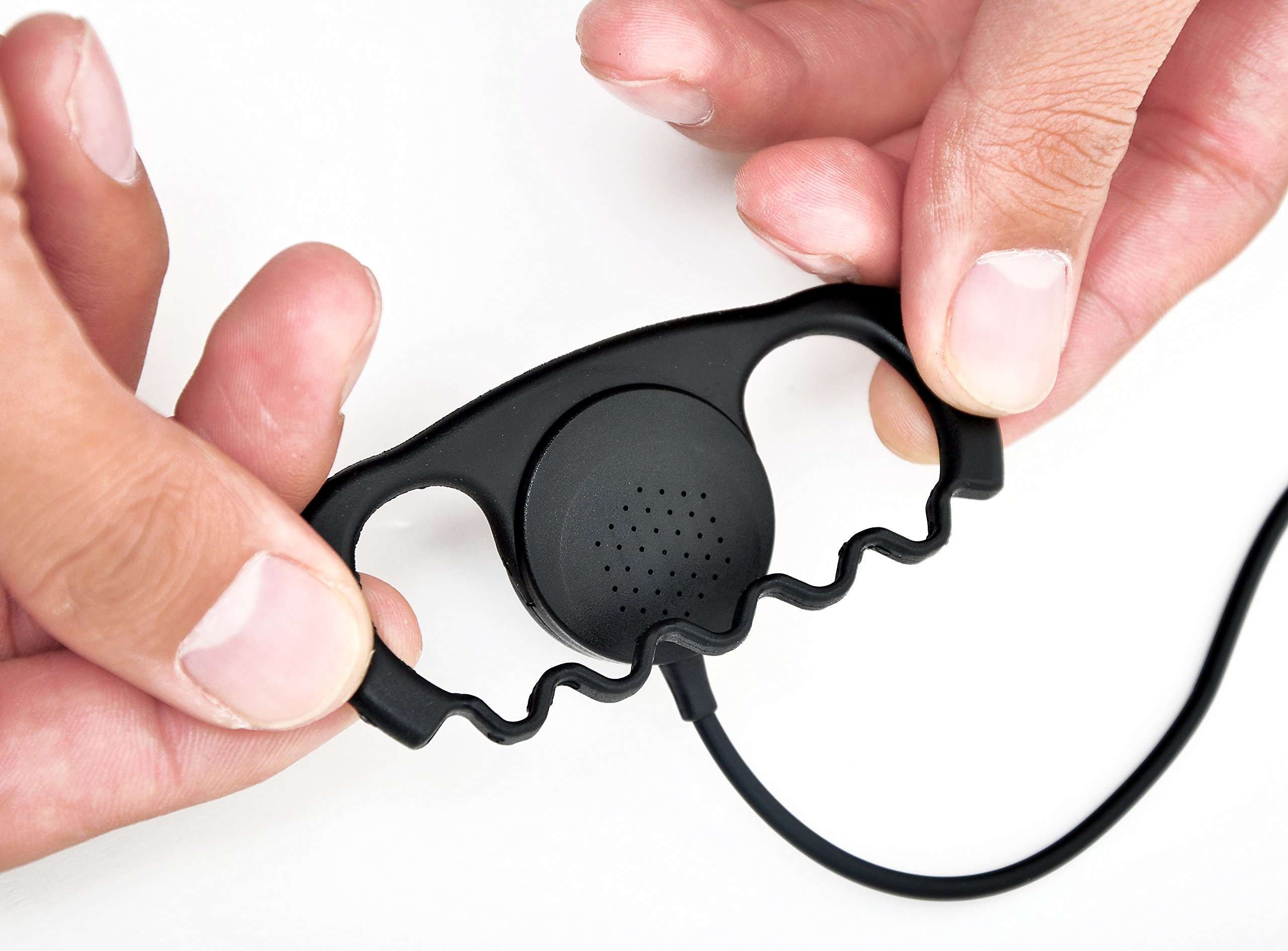 Heyrtz Two-Way Radio Earpiece Headset with PTT Mic Comfort Fit for Long Wear Clear Sound Baofeng Walkie Talkie UV 5R 3R Plus B5 B6 89 BF 666 777 888S 2