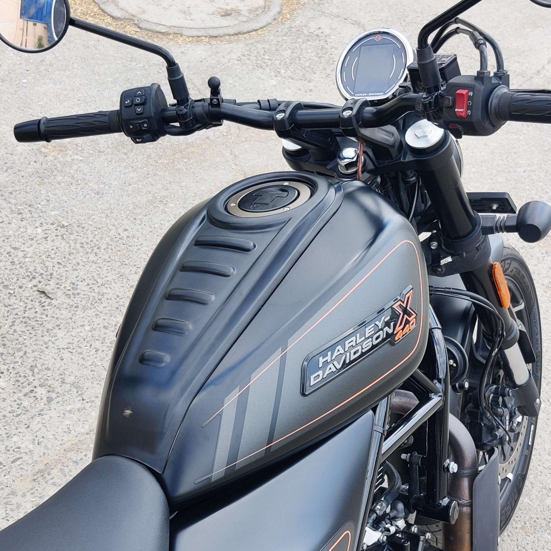 Saiga Parts TankTie for Harley Davidson X440 (Matte Black) 4