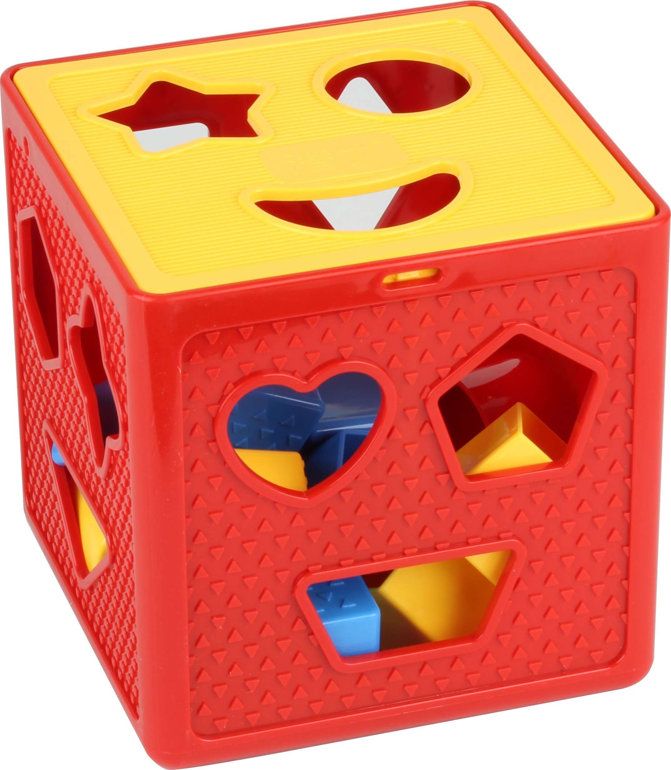 Play22 Baby Blocks Shape Sorter Toy - Childrens Blocks Includes 18 Shapes - Learning Color Recognition - Colorful Sorter Cube Box - My First Baby Toys - Toys Gift for Boys & Girls 2
