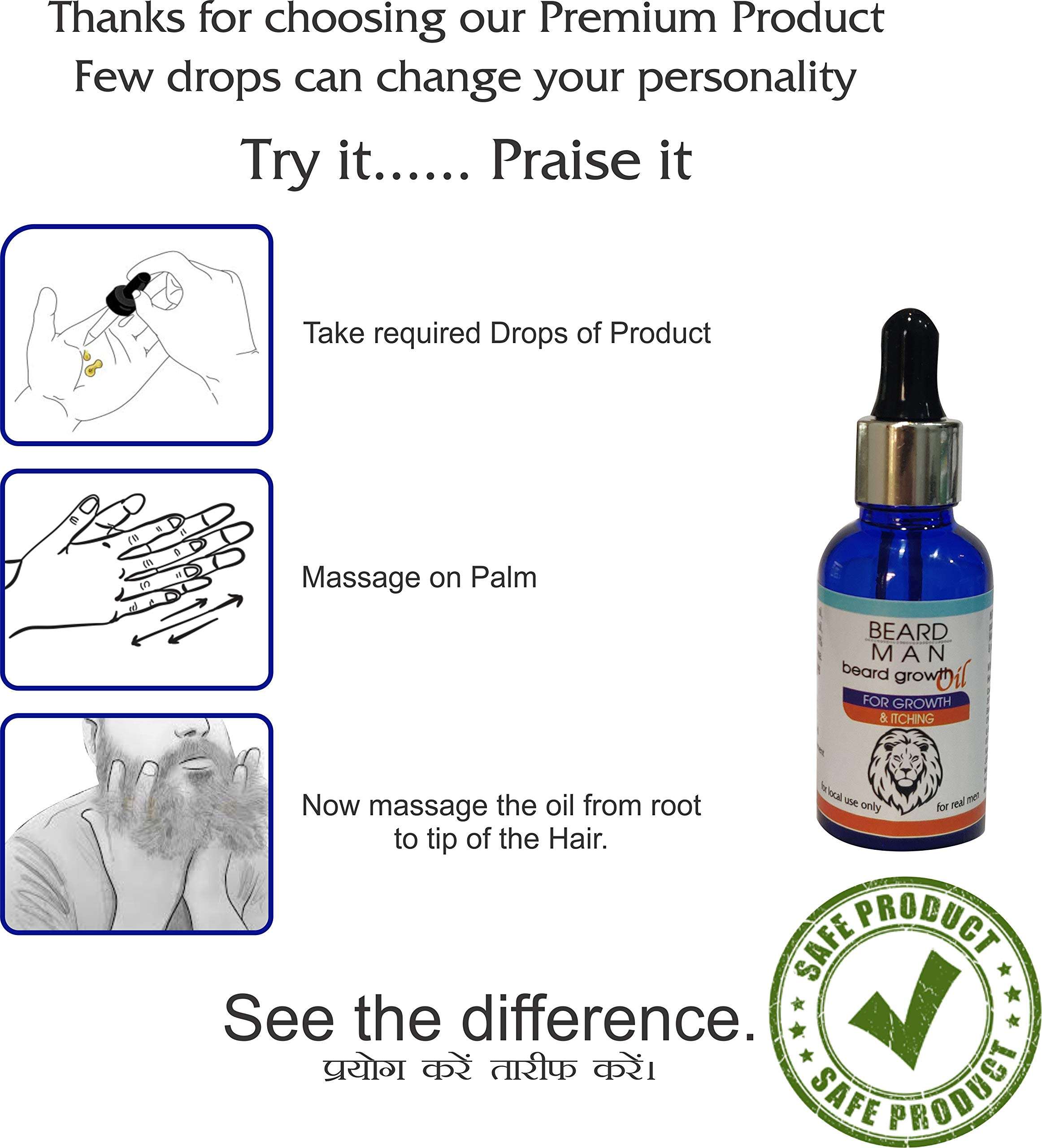 Dr. Thapar's BEARD GROWTH OIL for Beard Men 6