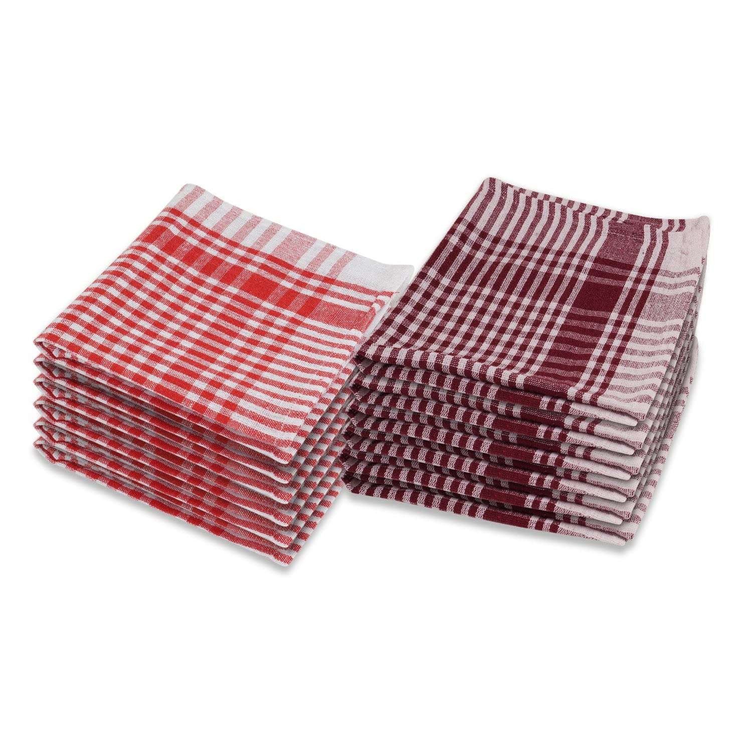 Multipurpose Kitchen Towels, Washable (Multicolored, 18x18 Inch) - Pack of 12 Pcs 4