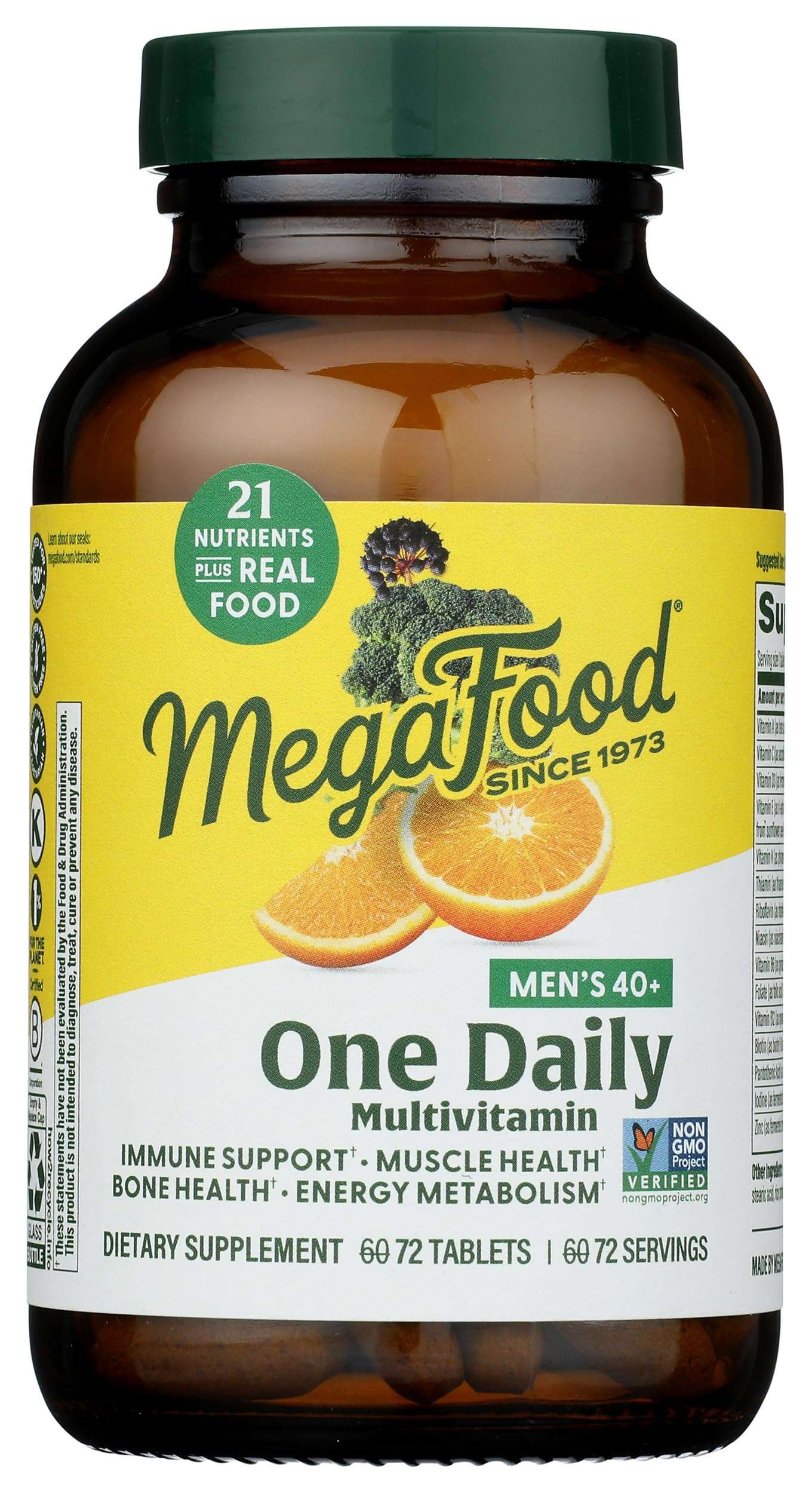 MEGAFOOD Men Over 40 One Daily, 72 CT