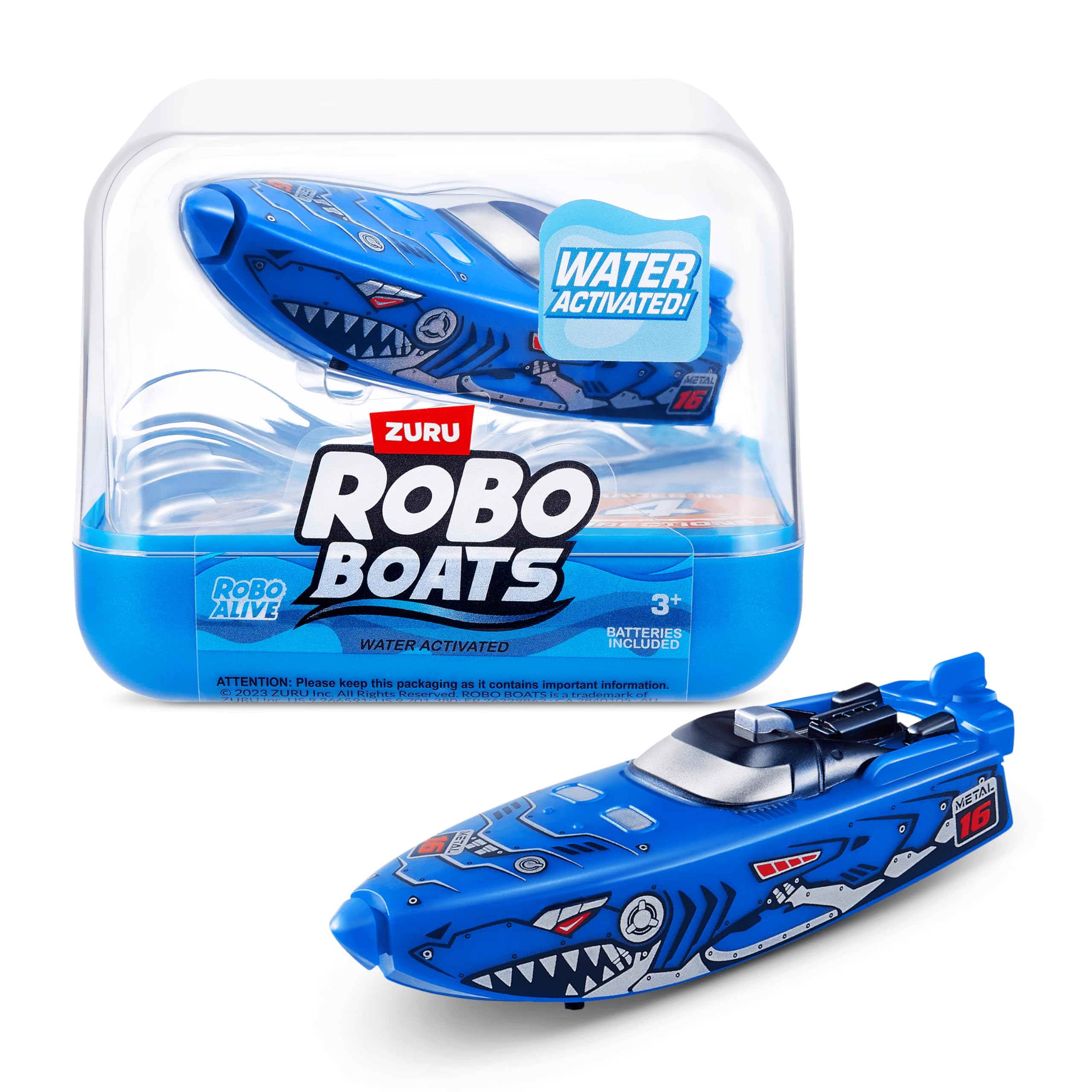 ROBO ALIVE Series 1 Robotic Boats, Color May Vary Multicolor (Each Sold Separately)