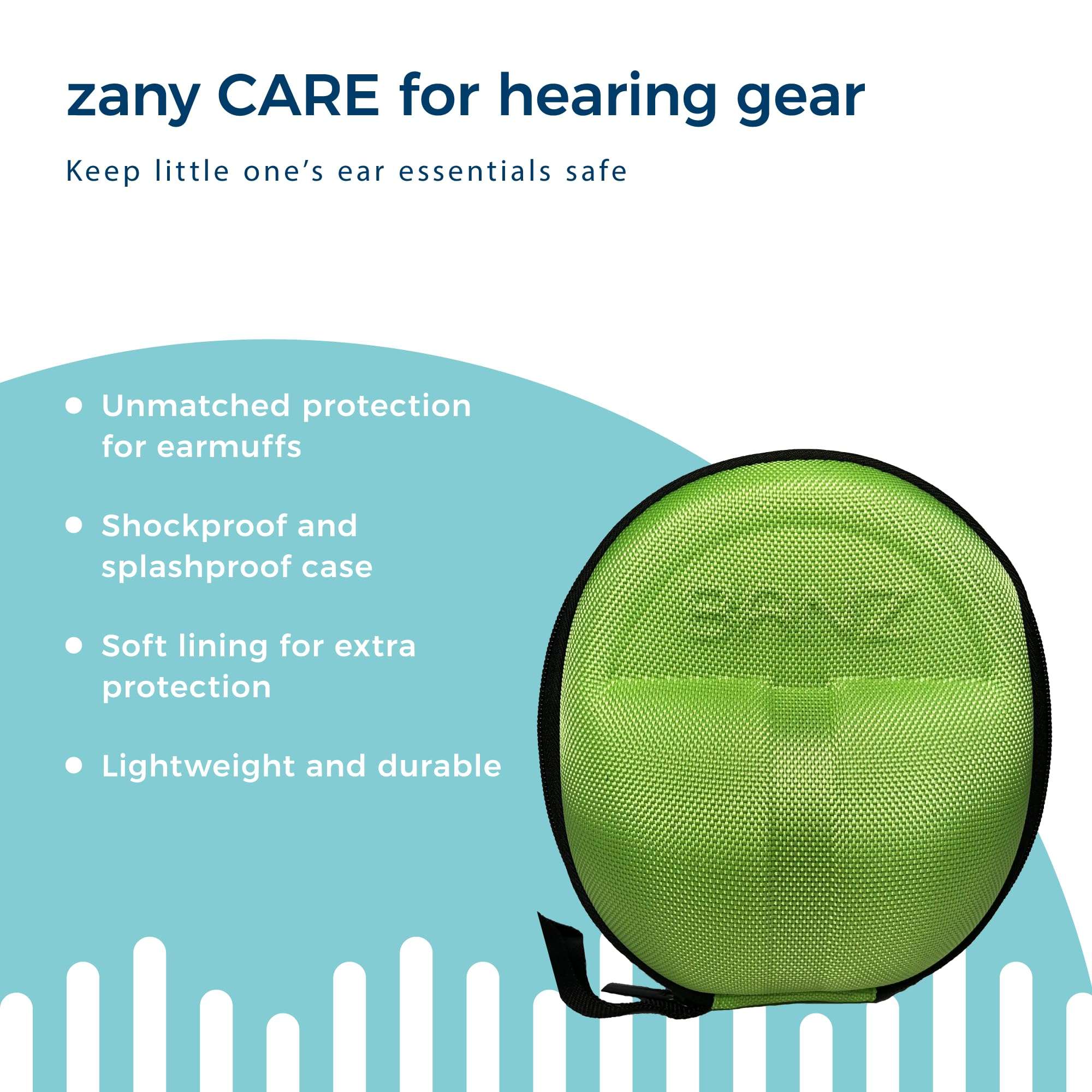 BANZ Baby Earmuff Case 0-36 Months – Lime - Travel Case for Baby & Toddler Headphone Protection – Lightweight, Compact & Durable Earmuff Container 3