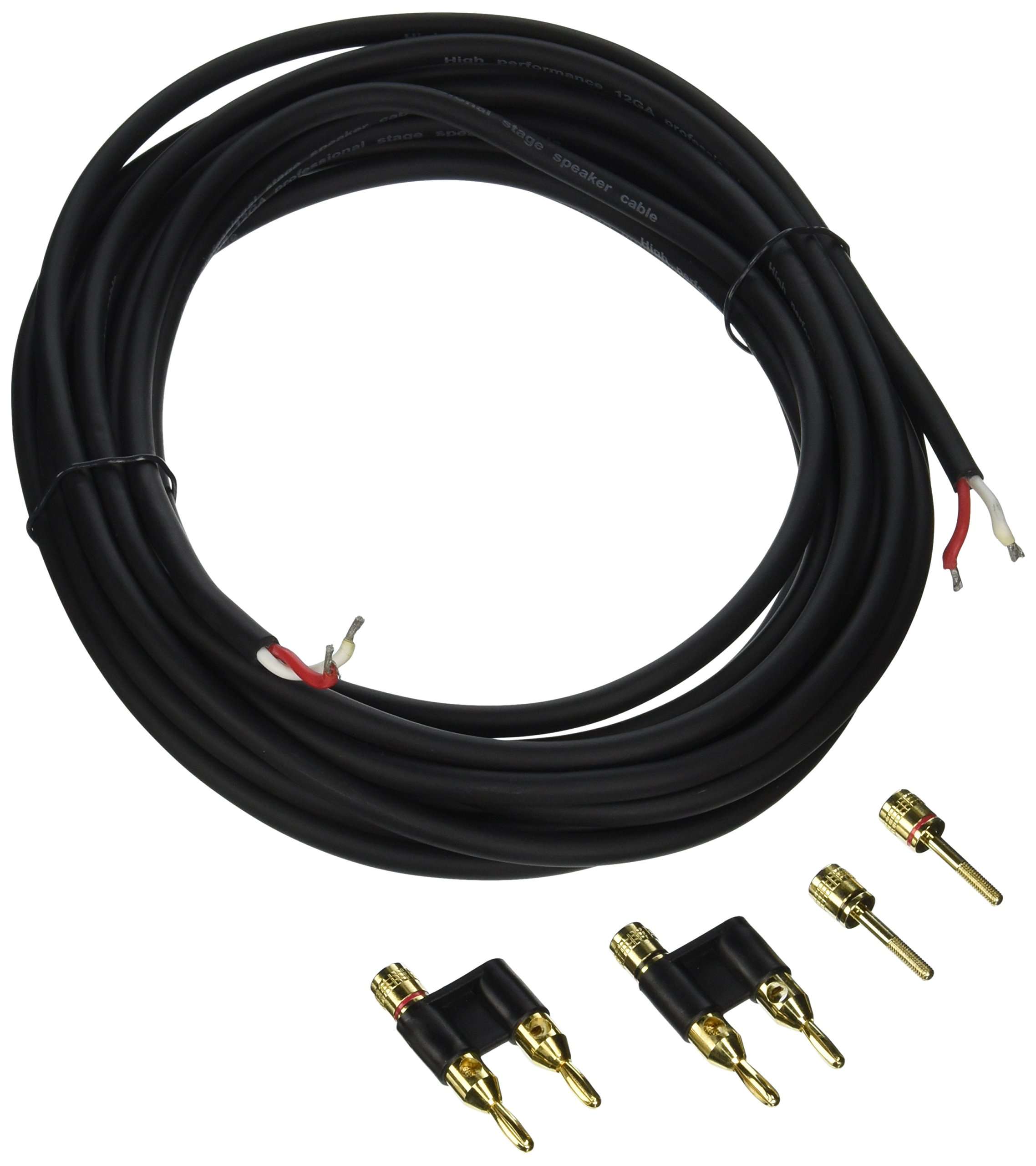 Pyle-Pro PPBB30 30 Feet 12 Gauge Banana Plug To Banana Plug Speaker Cable