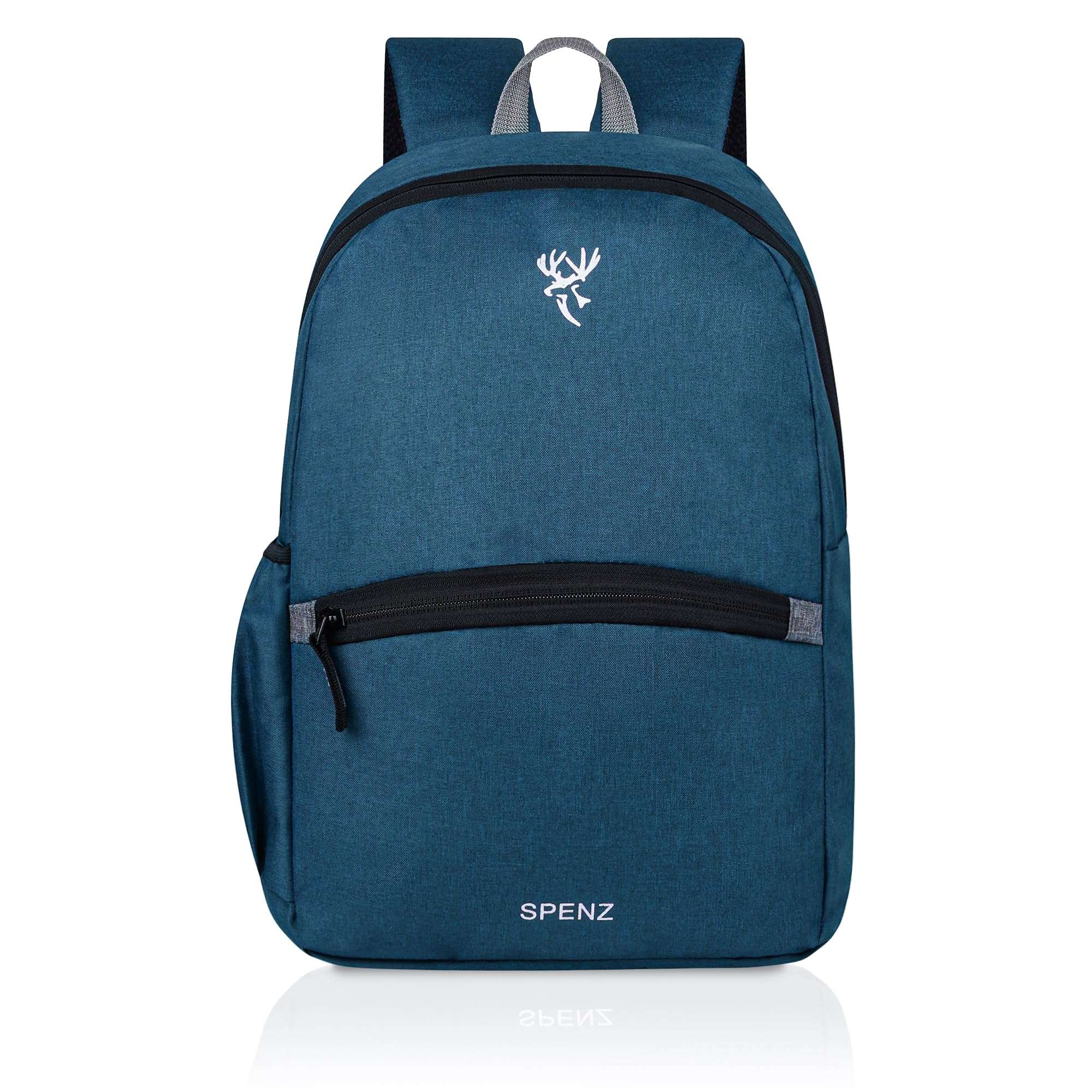 Spenz Saffron Mini Laptop Casual Backpack for Office School & College | Bag for Men & Women (Royal Blue) 1