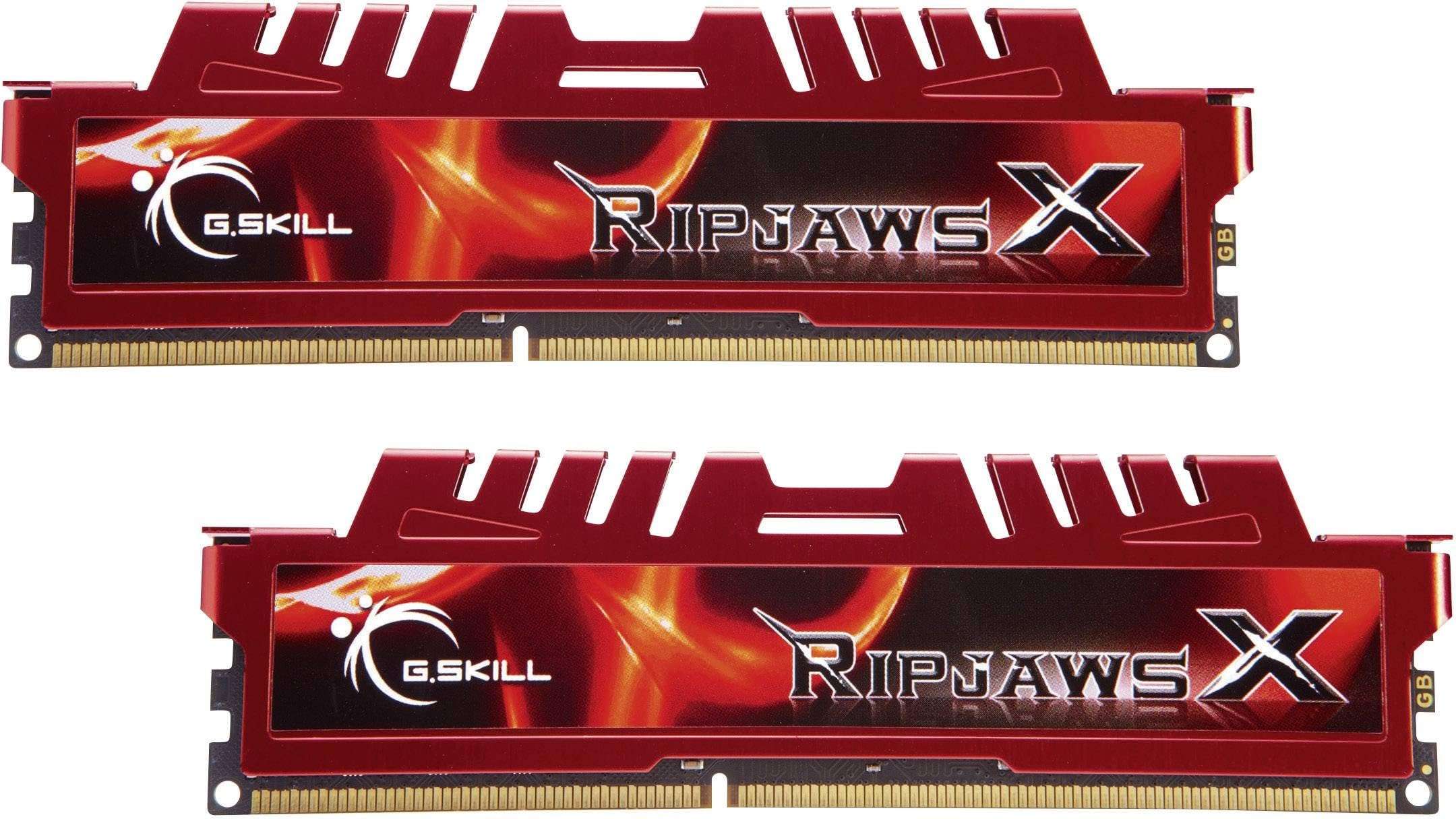 G.SKILL RipjawsX Series DDR3 RAM (XMP) 16GB (2x8GB) 1600MT/s CL10-10-10-30 1.50V Desktop Computer Memory U-DIMM (F3-12800CL10D-16GBXL) 1