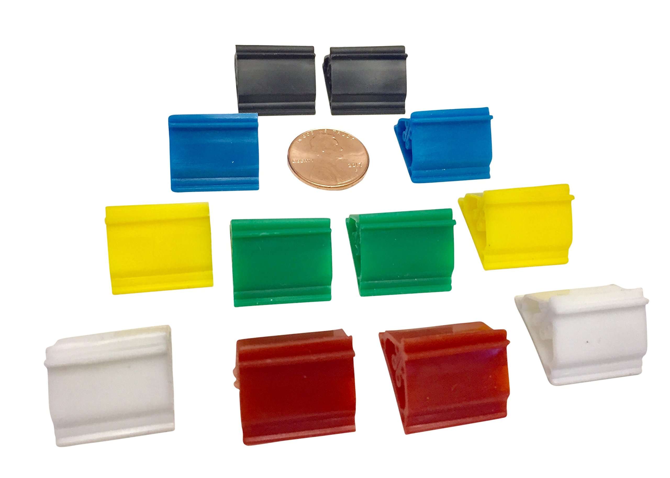 Yardware etcetera Game Board Markers - 12 Stands Plus 24 White Die Cut Cards - DIY Board Game Card Stand 2