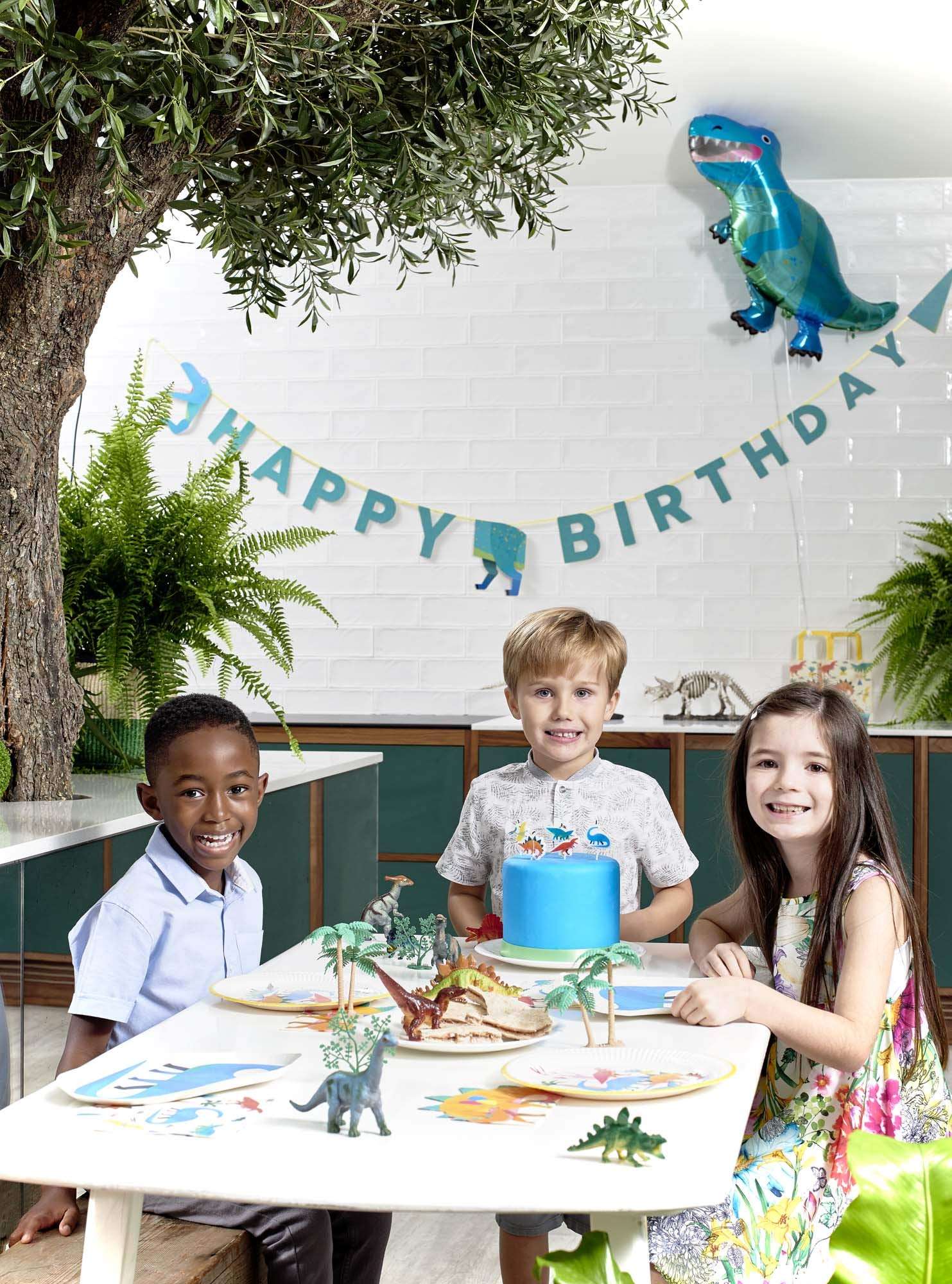 Talking Tables Dinosaur Paper Plate 23Cm 8Pk, Mixed colors 6