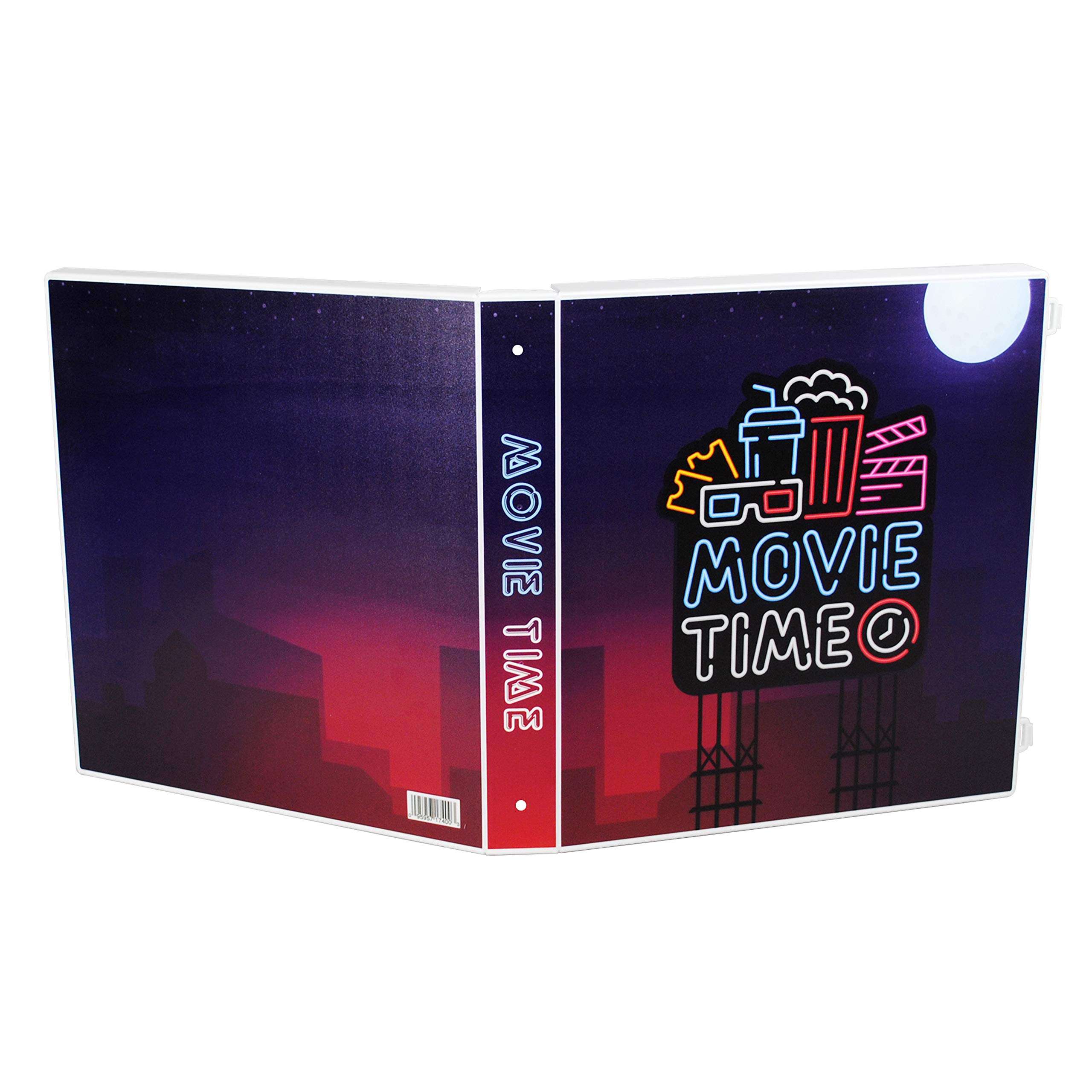 UniKeep Movie Collection Storage Binder Complete With Archival-Safe Pages to Store Discs (Neon, 80 Disc) 4
