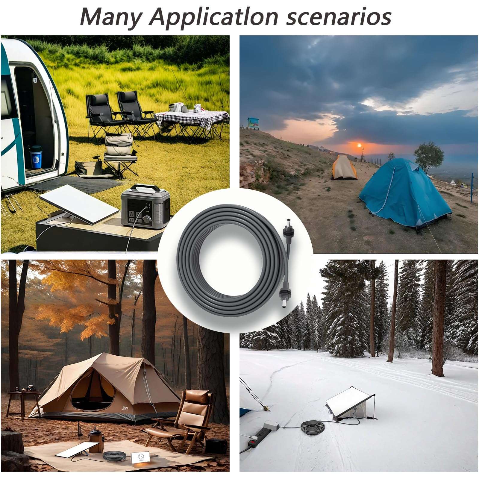 for Starlink Mini Power Cable, 10FT for Starlink Mini Replacement Cable, Waterproof DC to DC Barrel Cable for Starlink Mini Stable and Reliable Power Supply(10FT Gray) 6