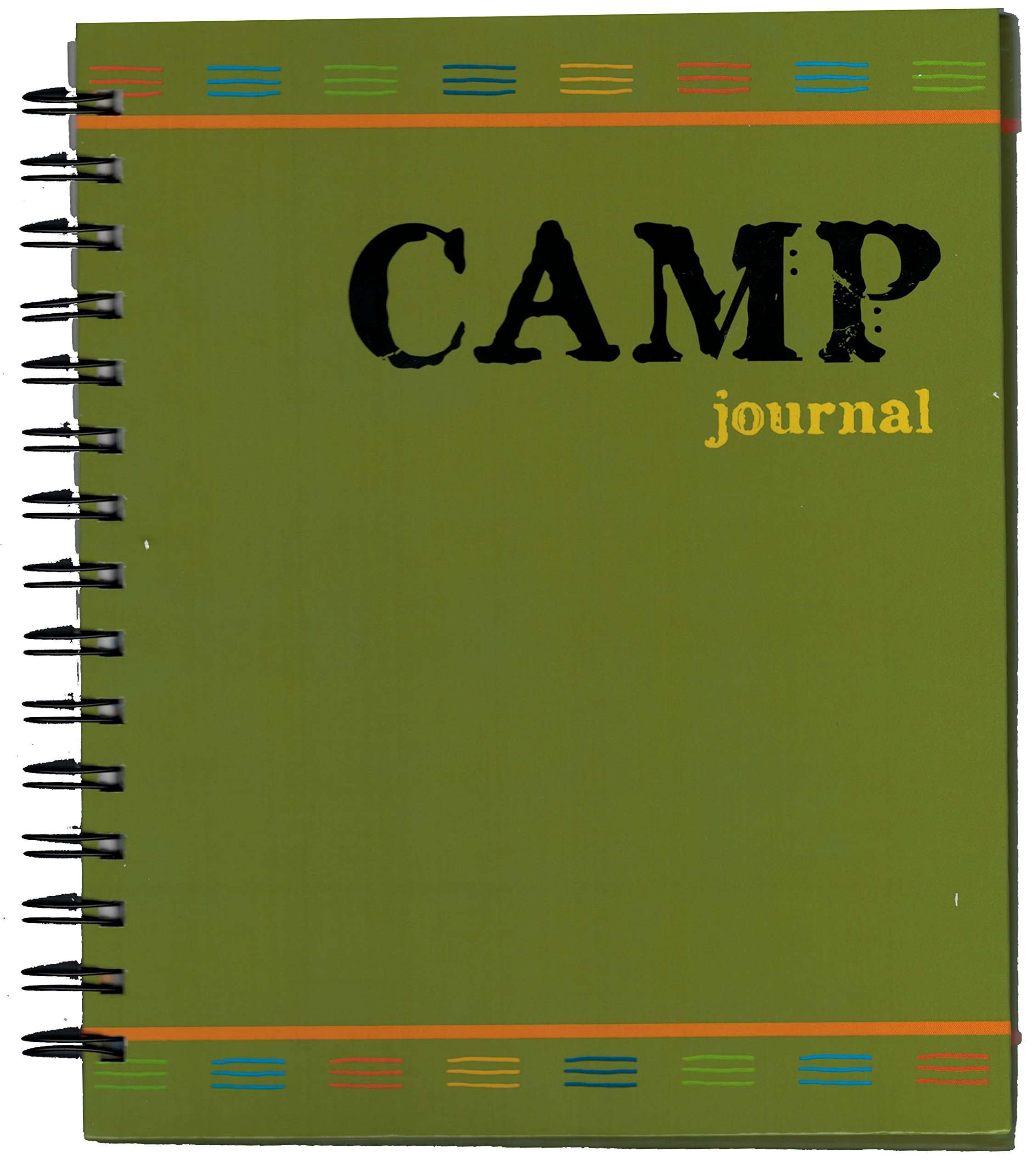Hardcover Spiral Camp Journal, 24 Pages With Designs, A great keepsake with all his camp memories! 1
