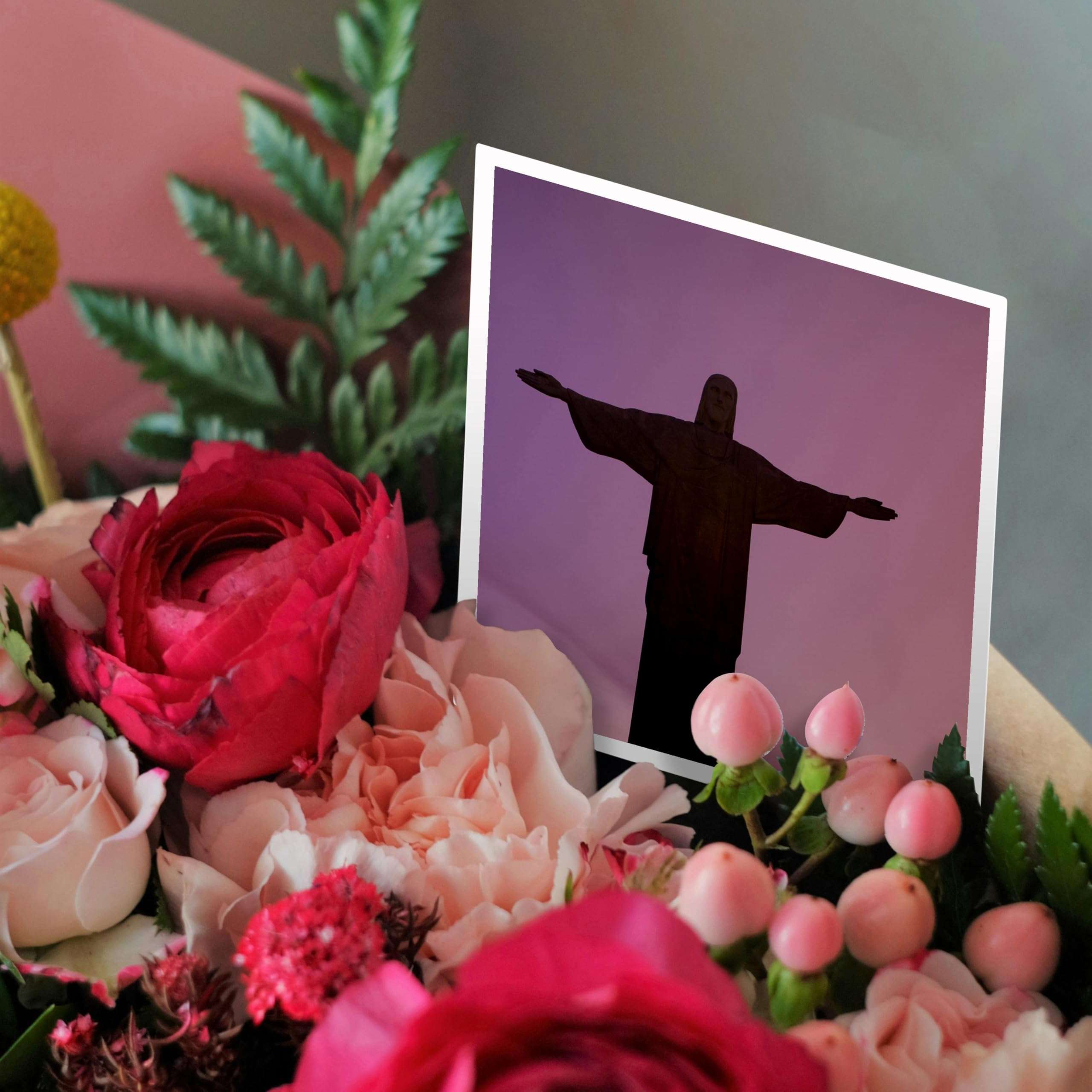 3dRose Brazil, Rio de Janeiro, Christ the Redeemer - SA04 SWS0078 - Stuart Westmorland - Greeting Cards, 6 x 6 inches, set of 6 (gc_85776_1) 4