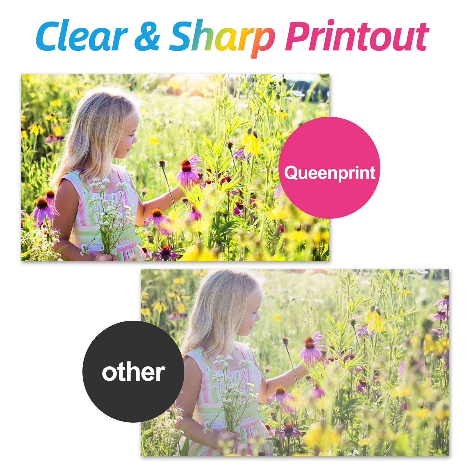 QUEENPRINT 63XL Ink Cartridge Combo Pack Replacement for HP 63 XL Inkjet Cartridge Black andColor for HP Printers 0fficeJet 3830 4650 5255 5258 Envy 4520 4512 Deskjet 1112 3634 3639 3632 4