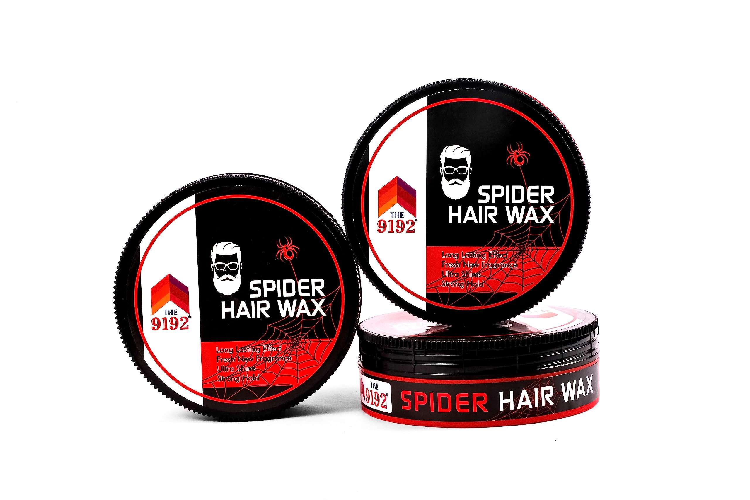 The 9192 Hard Spider Hair Wax Stylish Matte Finish with Volume for Men - Non-Sticky 100gm (3) 4