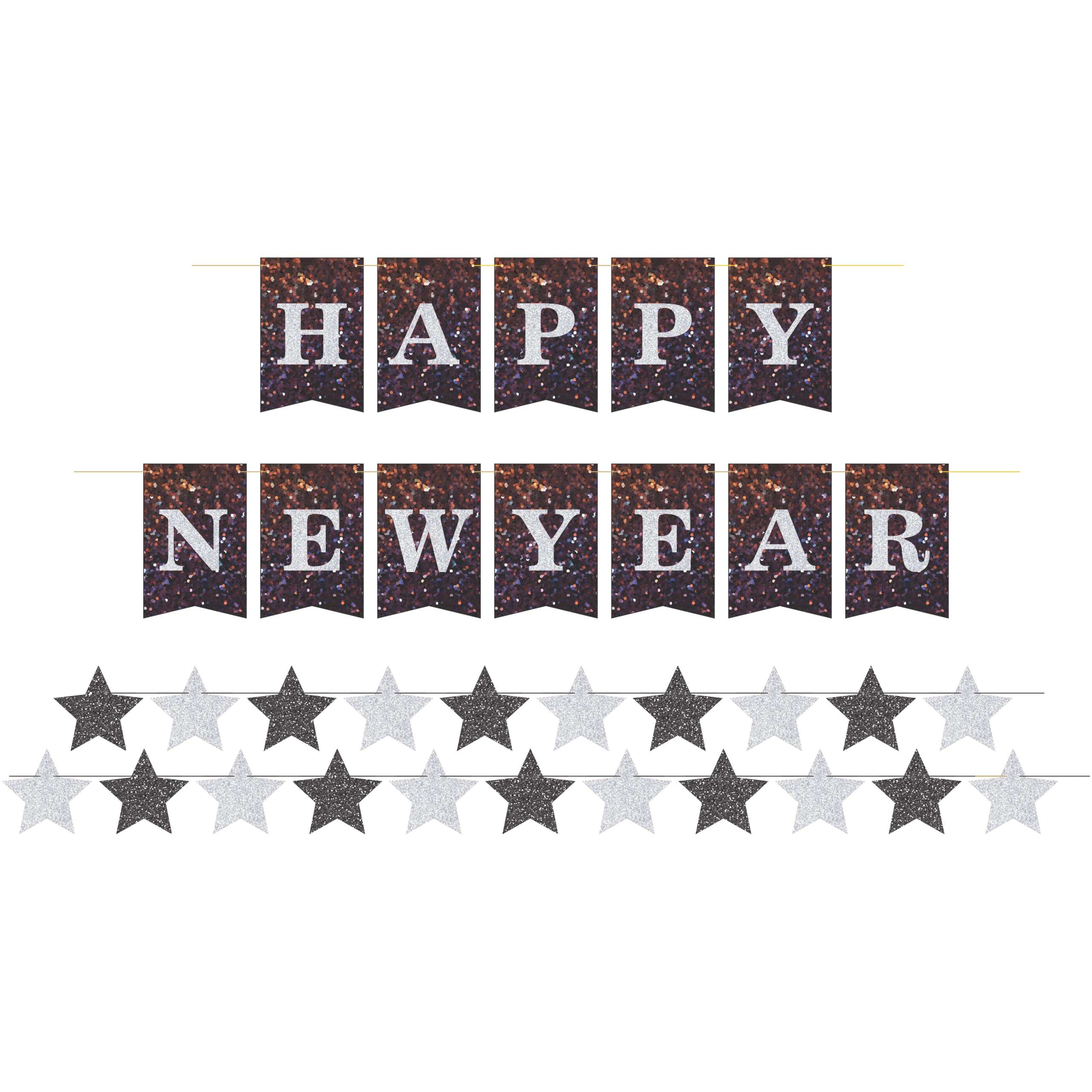 SVM CRAFT® Happy New Year banner- 9, happy new year banner 2023 happy new year decorations 2023 banner -Hello 2023 Happy New Year Banner, Happy New Year Party Decoration Supplies, 2023 New Year Eve Party Décor, Bunting Banner Photo Booth Props 1