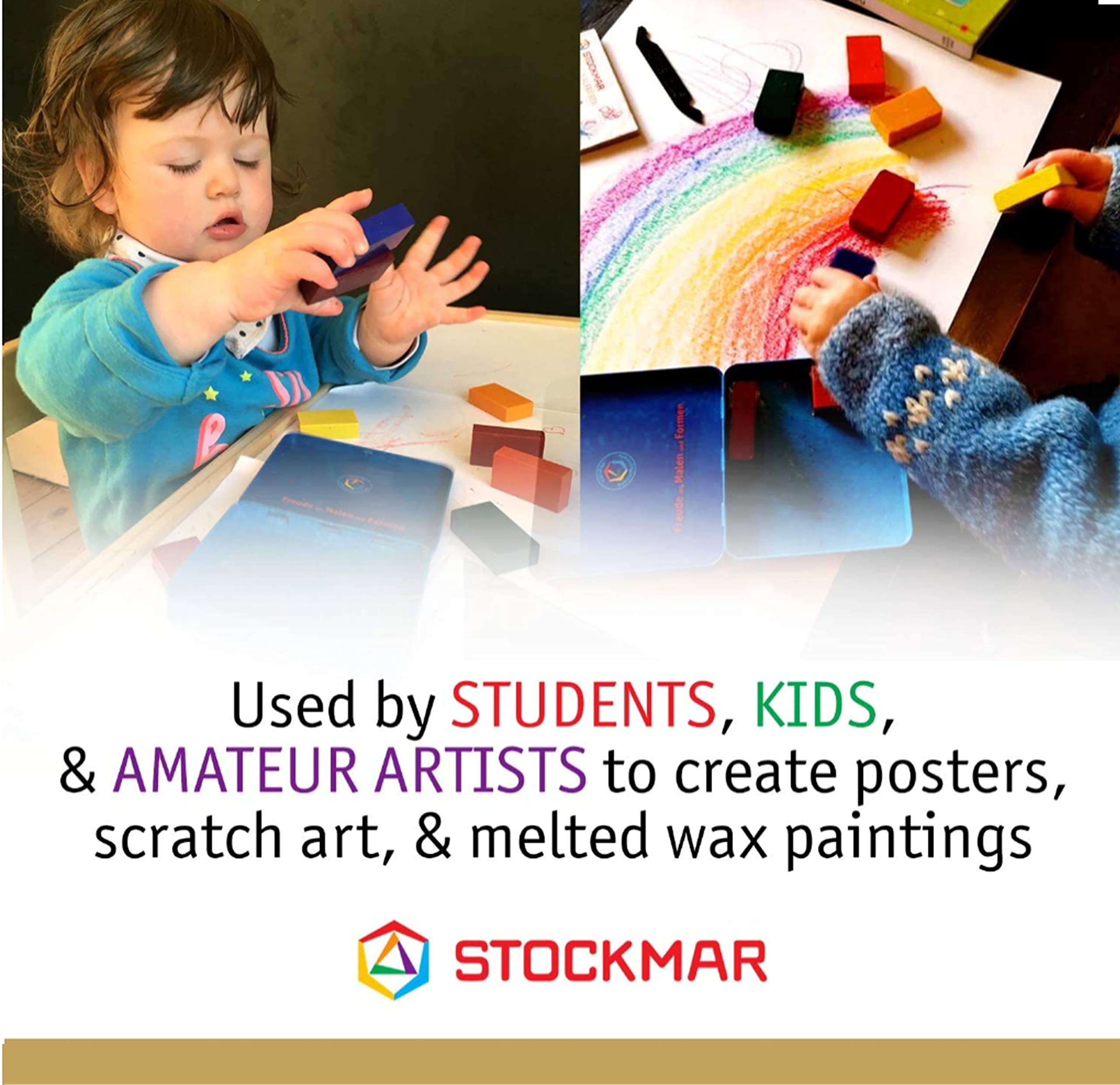 Stockmar Beeswax Stick Crayons, Set of 16 5