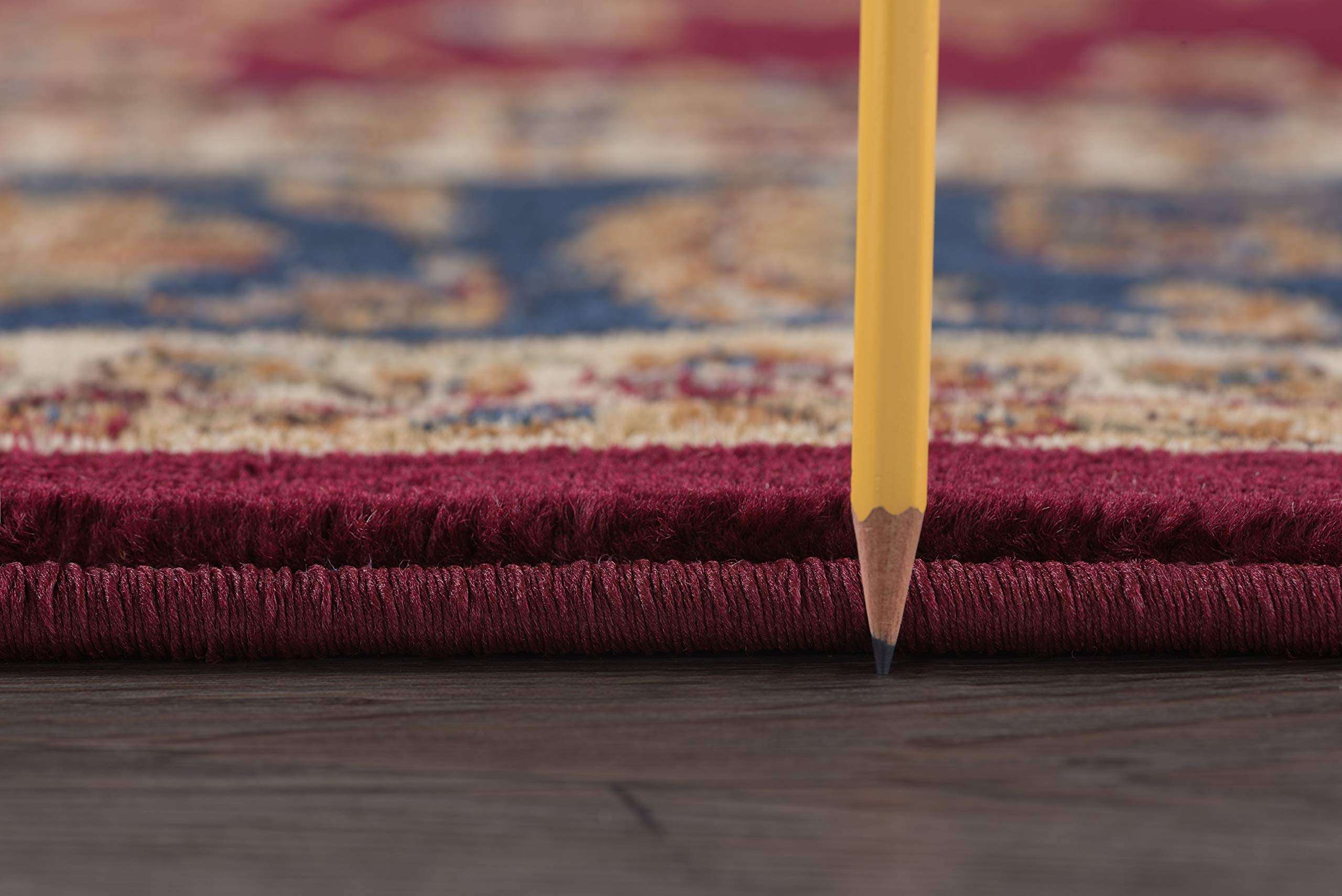 Sariya Transitional Oriental Red Runner Rug, 2' x 7' 2