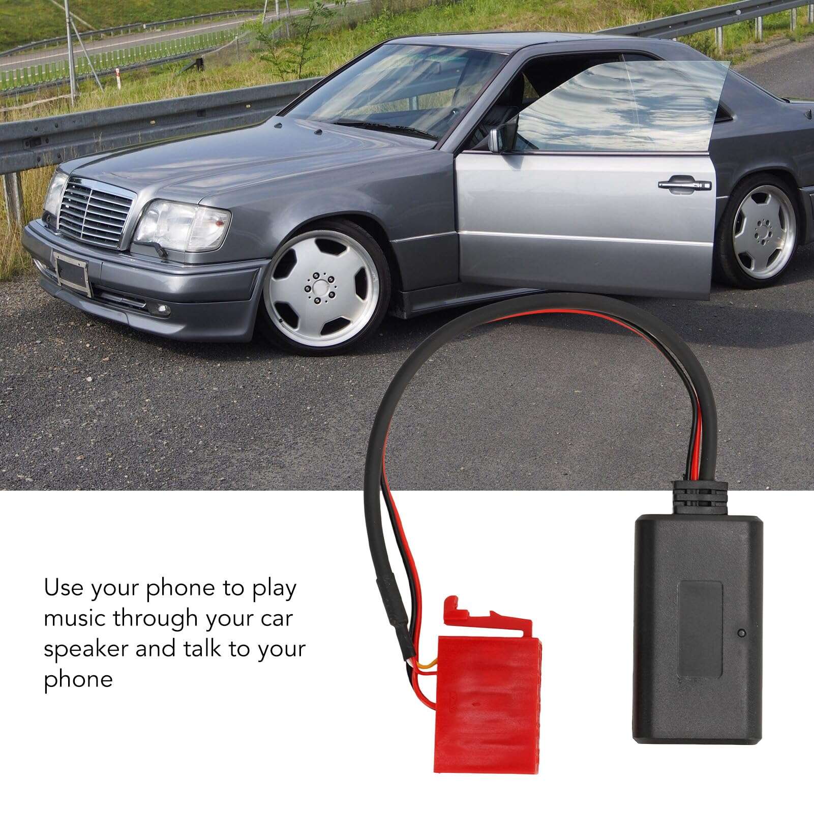 Car Bluetooth Adapter Digital Car Stereo AUX Interface Adapter for Benz W124 W140 W202 W210 R129 CD Player Audio Receiver Transmitter Receiver 3