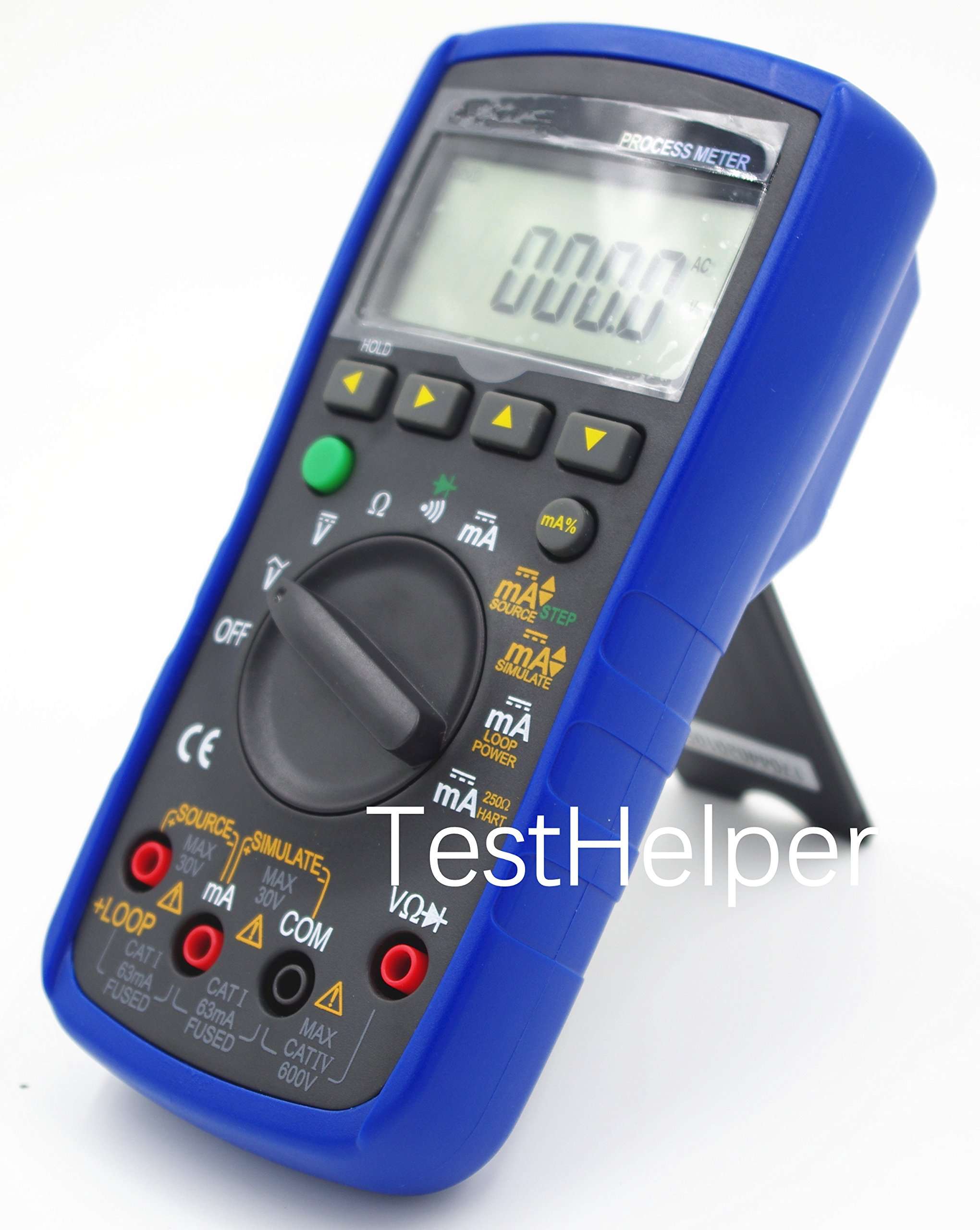 TestHelper TH77 Process Multimeter Calibrator Meter Multifunctional DMM,250Ω HART Loop Resistance,24V Loop Power Supply and Measuring the Current 6
