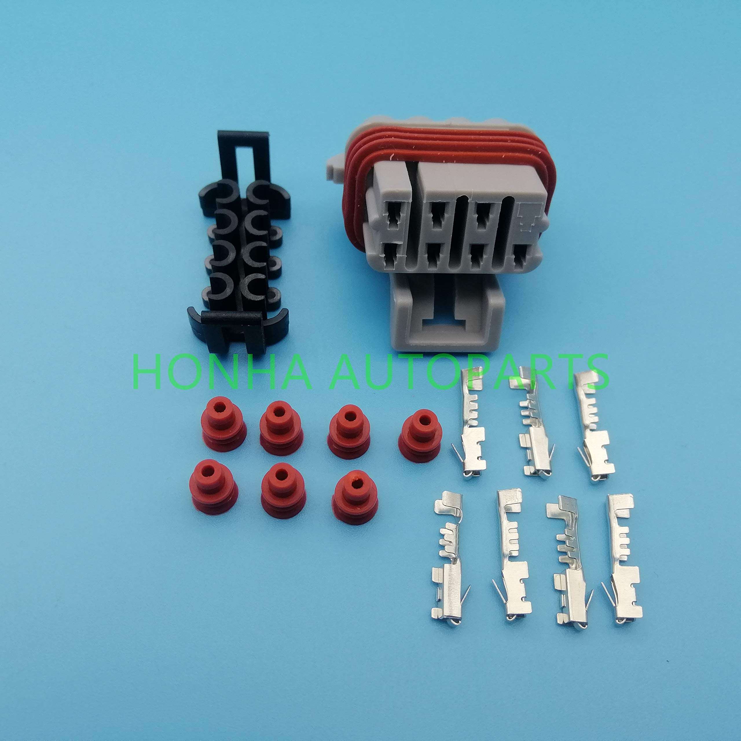 Davitu Cables, Adapters & Sockets - 2pcs 7 pin auto plastic housing plug wiring electric plastic female connector 12047938 - (Color Name: 100 pcs) 3