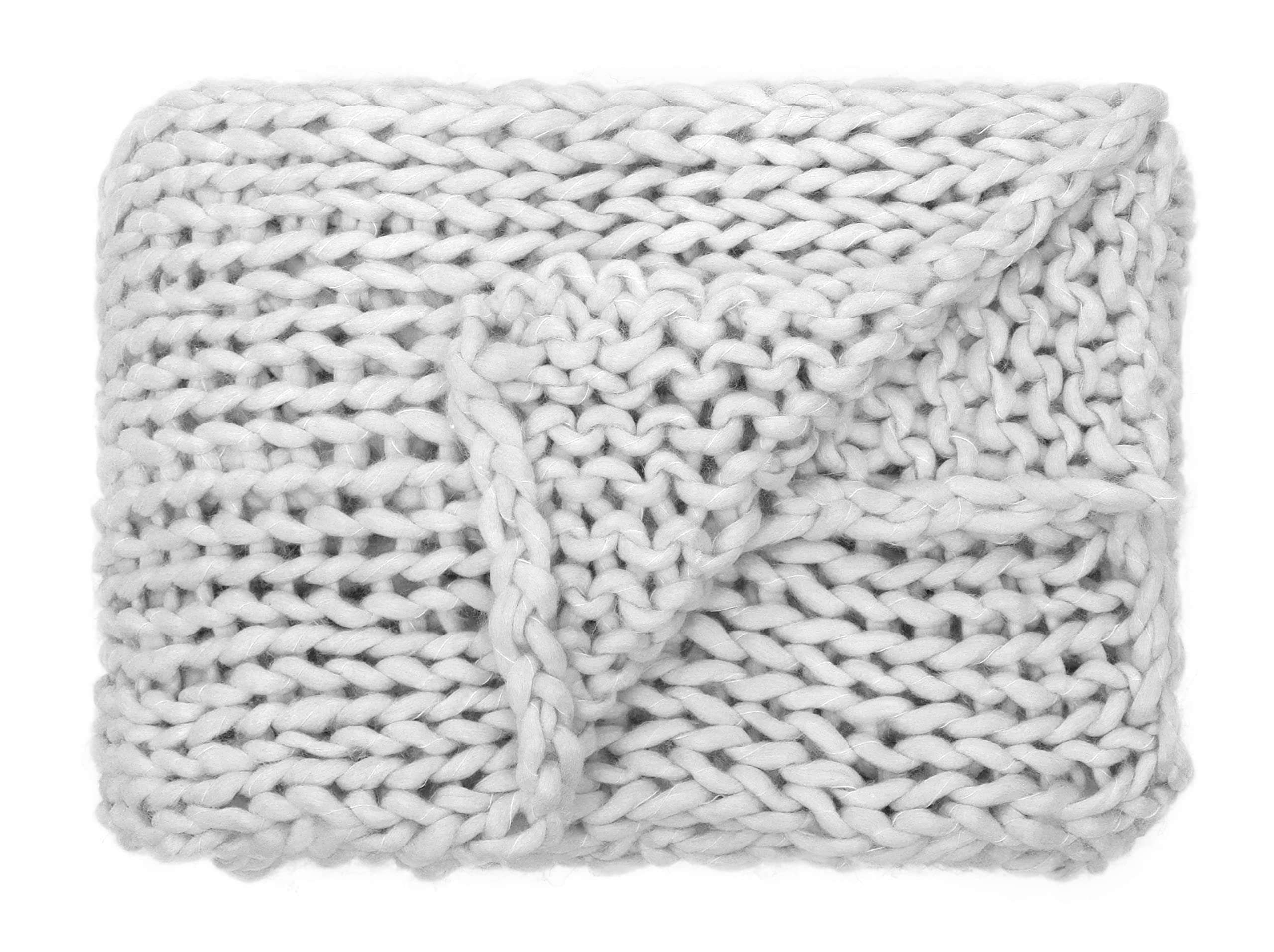 THE HOME TALK Beautifully Knitted and Textured Blanket | Very Soft and Premium Wool | Snuggle up Any time in This Luxurious All-Season Blanket | Lightweight Cozy Blankets 6