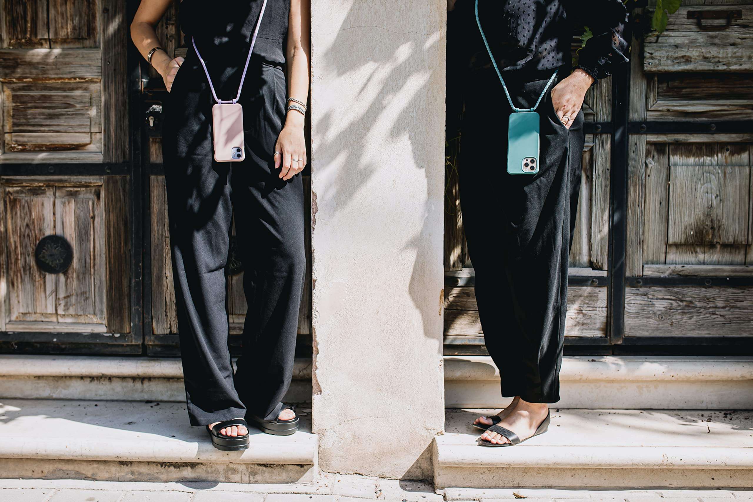 HoldingIT Crossbody Phone Case with Detachable Lanyard Compatible with iPhone 11, 2-in-1 Hands Free iPhone Cover with Drop Protection, Adjustable Rope Green 6