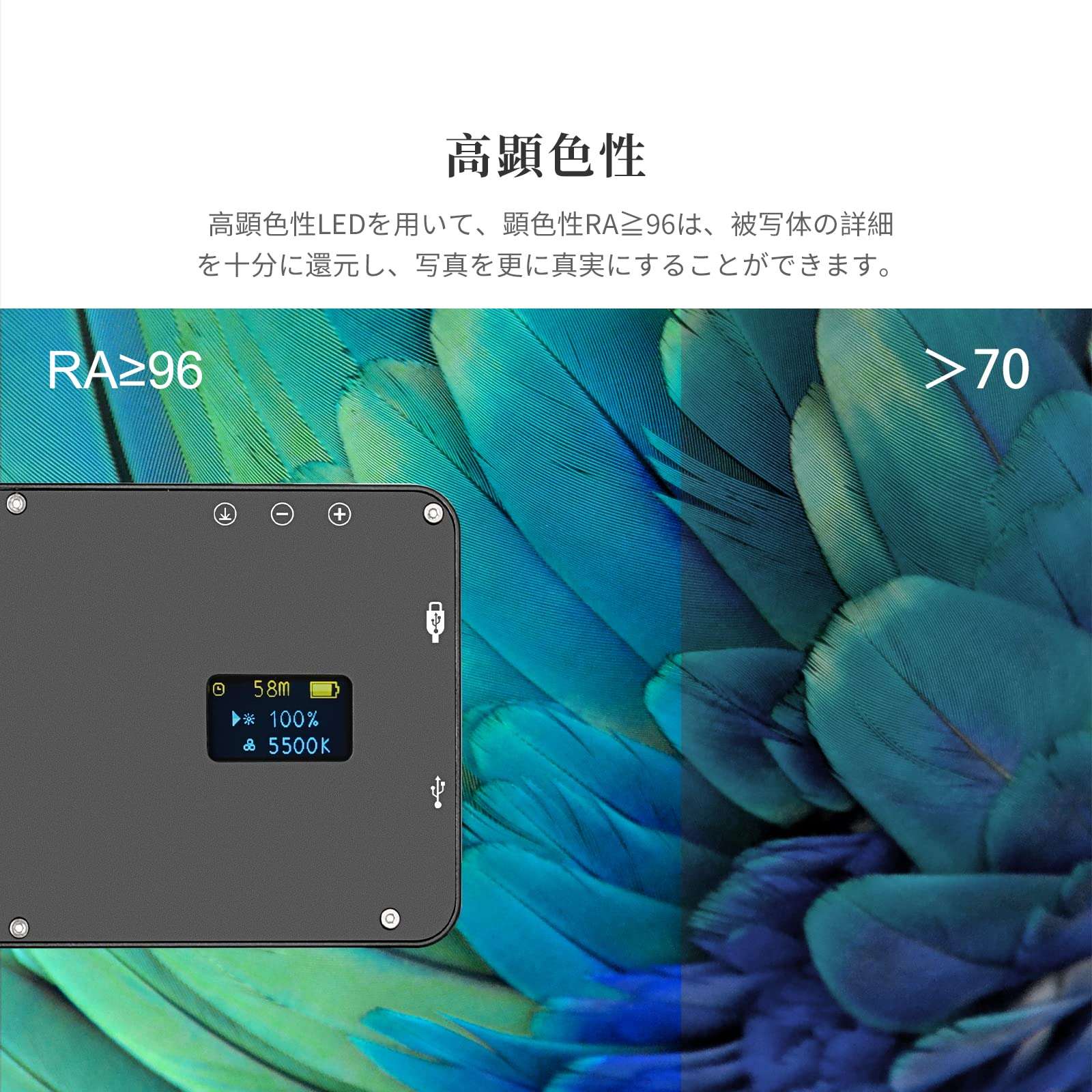 SUNWAYFOTO FL-120 LED Studio Video Light Kit for Camera Video Photography 3000-5500k Bi-Color Portable Panel 3