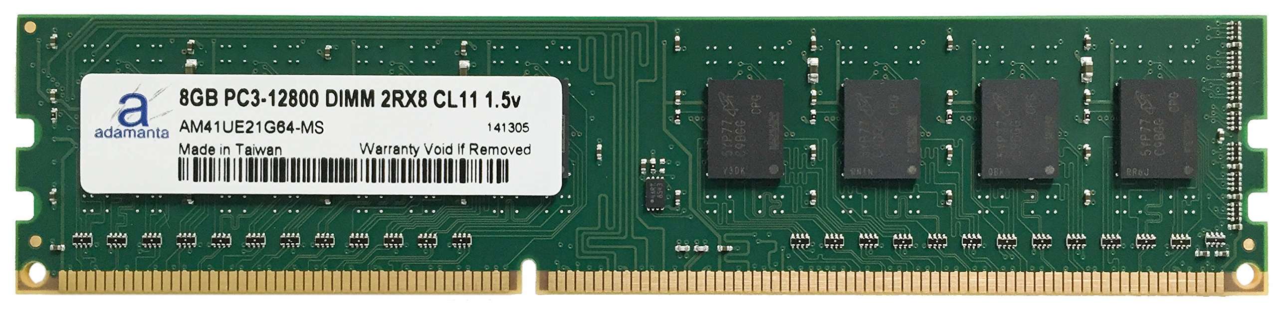 Adamanta 8GB (1x8GB) Memory Upgrade for ASUS Maximus VII Ranger DDR3 1600 PC3-12800 DIMM 2Rx8 CL11 1.5v RAM