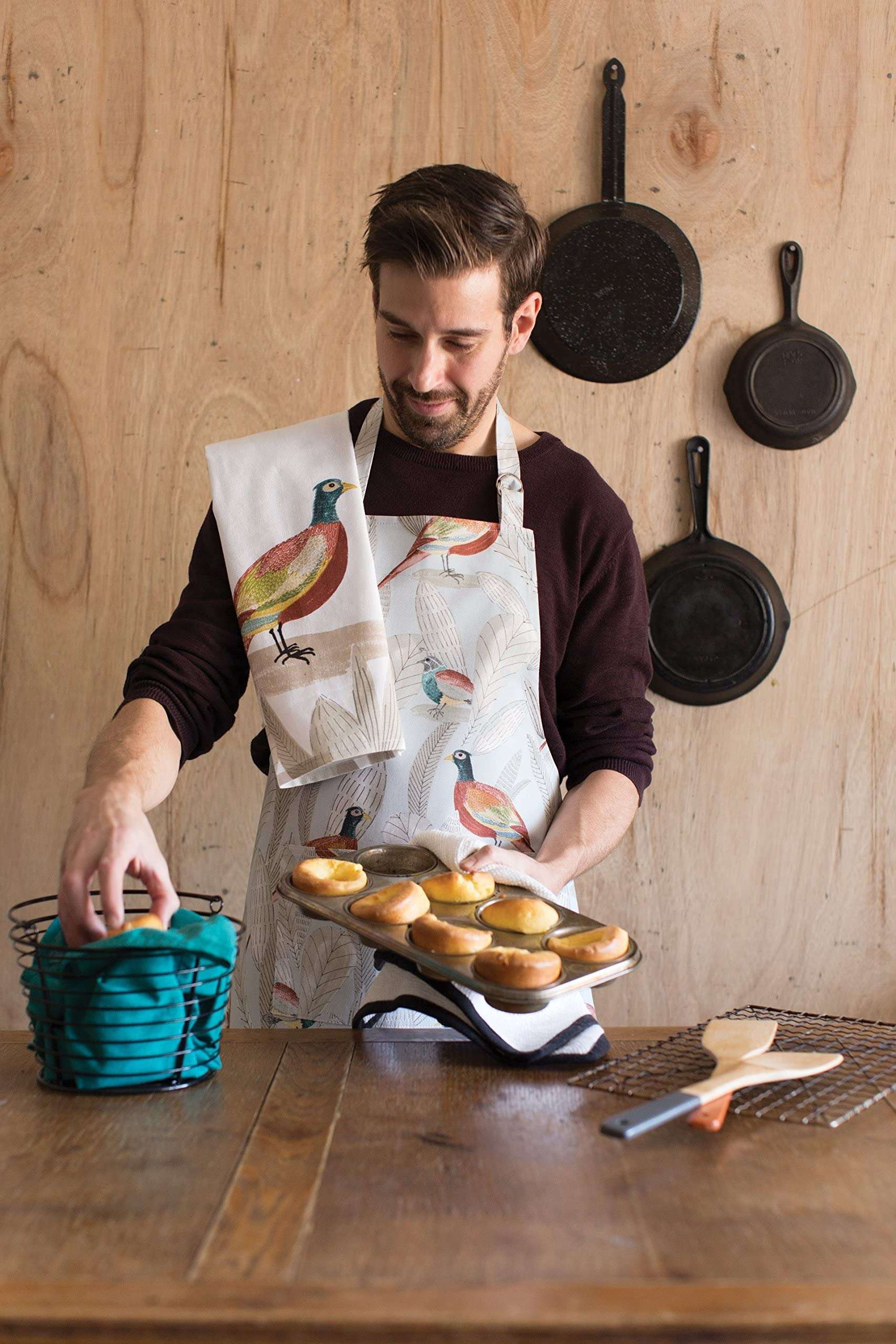 WorldCare® Designs Printed Kitchen Towel, Pheasantwood 2