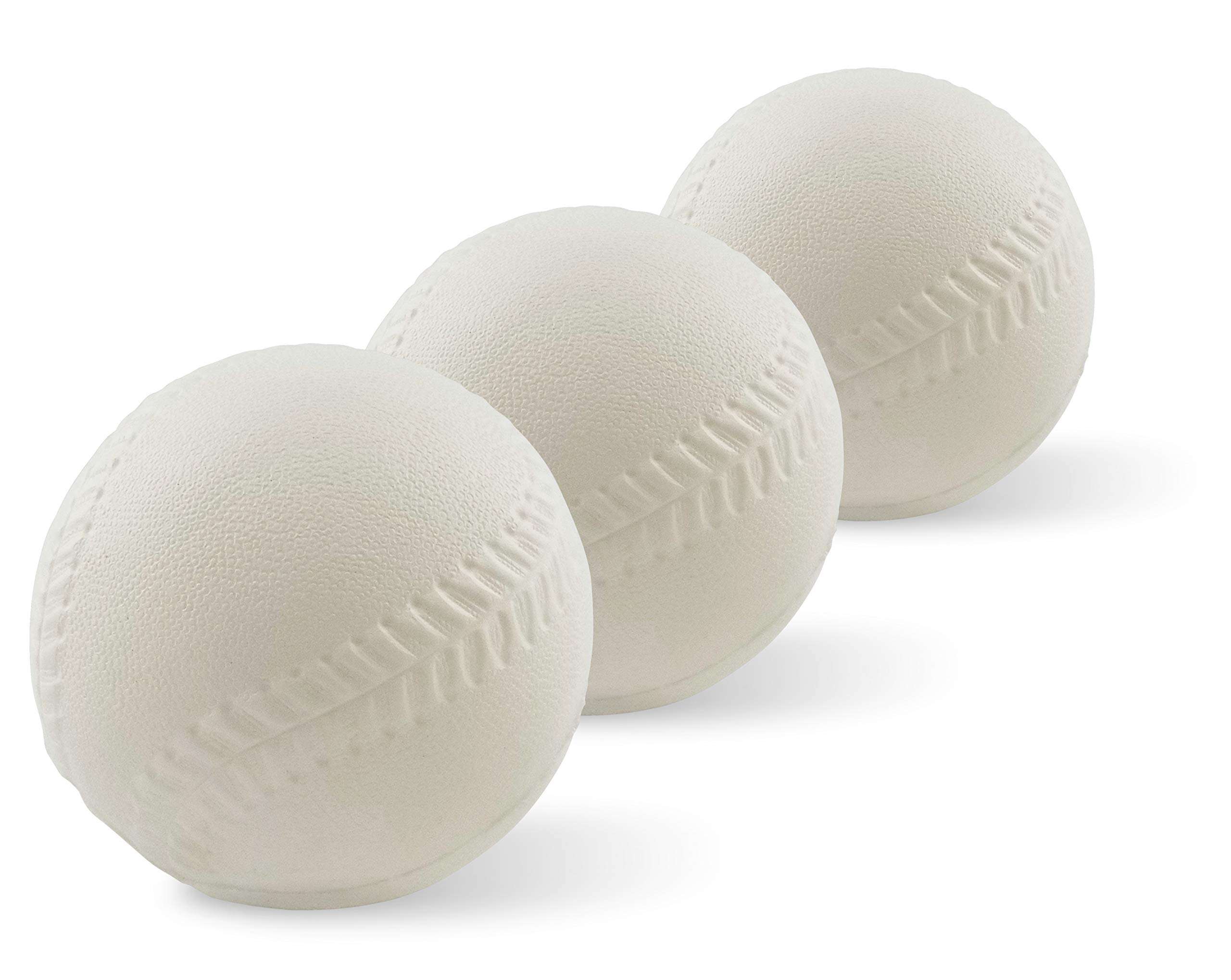 3 Pack Soft Baseballs for Kids - Compatible w/Fisher-Price Triple Hit Pitching & Tball Set | Perfect T Balls for Toddlers & Beginners 1