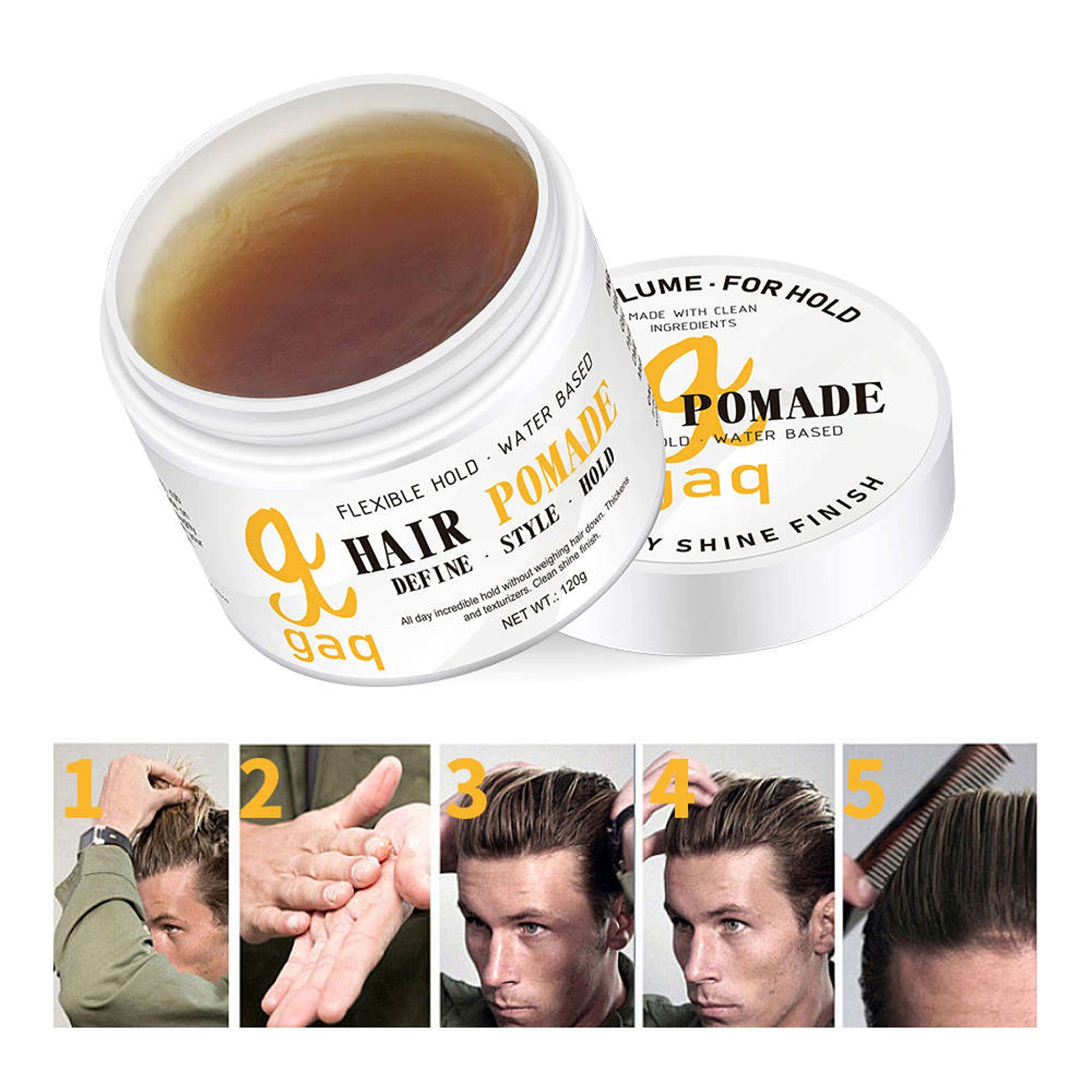 Gaq Hair Pomade (medium hold) Flake Free, Sweet berries Scent, 6