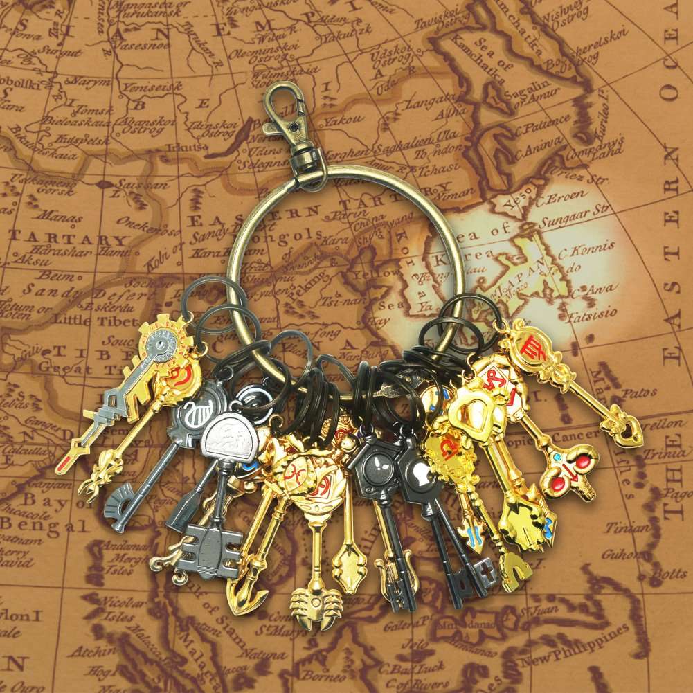 econoLED 25PCS Key Chain Celestial Spirit Gate Pendant Set Keychain for Children Kids Christmas Thanksgiving Day Birthday Gifts 3