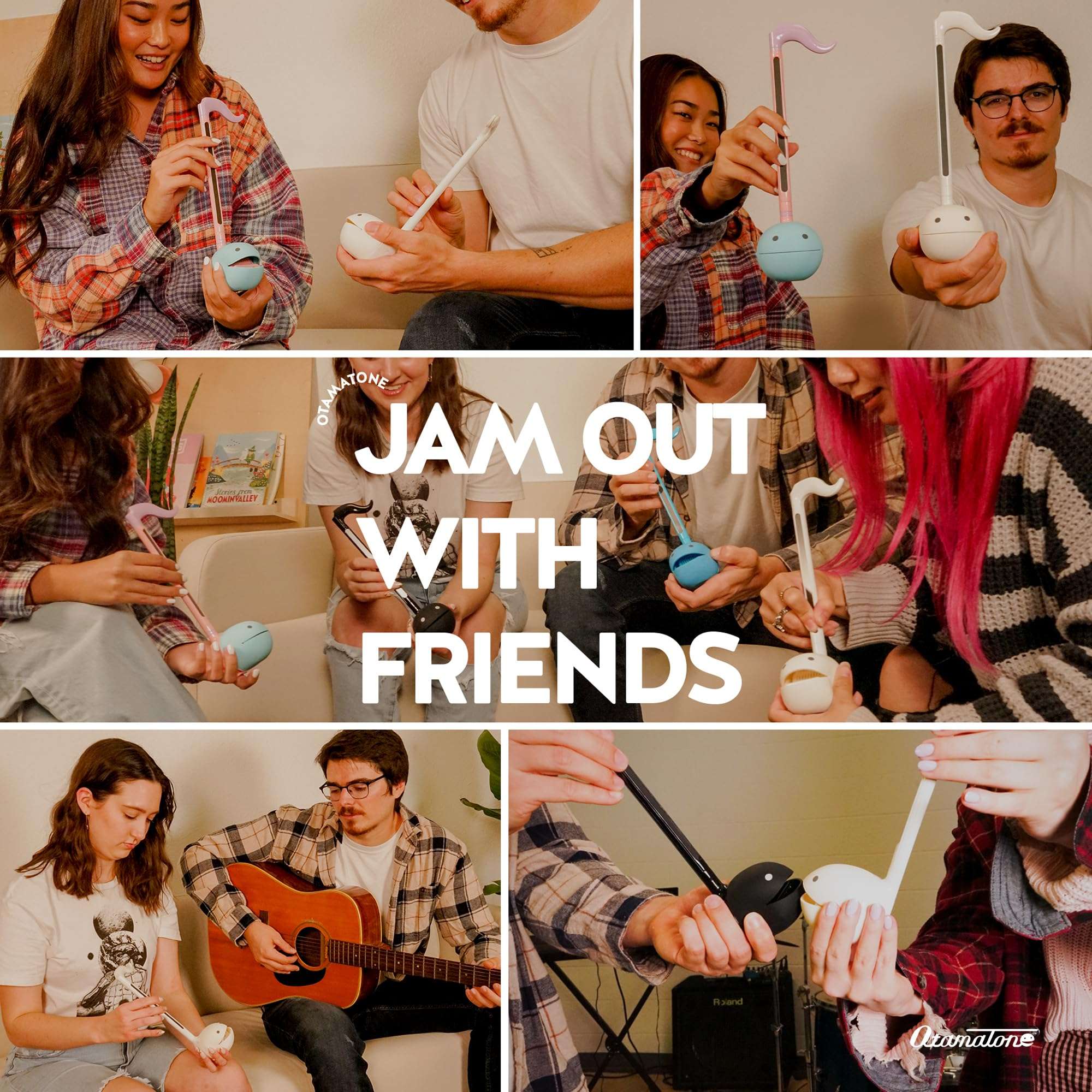 Otamatone Japanese Electronic Musical Instrument Portable Music Synthesizer from Japan by Maywa Denki Studio Award Winning, Educational Fun Gift for Children, Teens & Adults - Butter 4