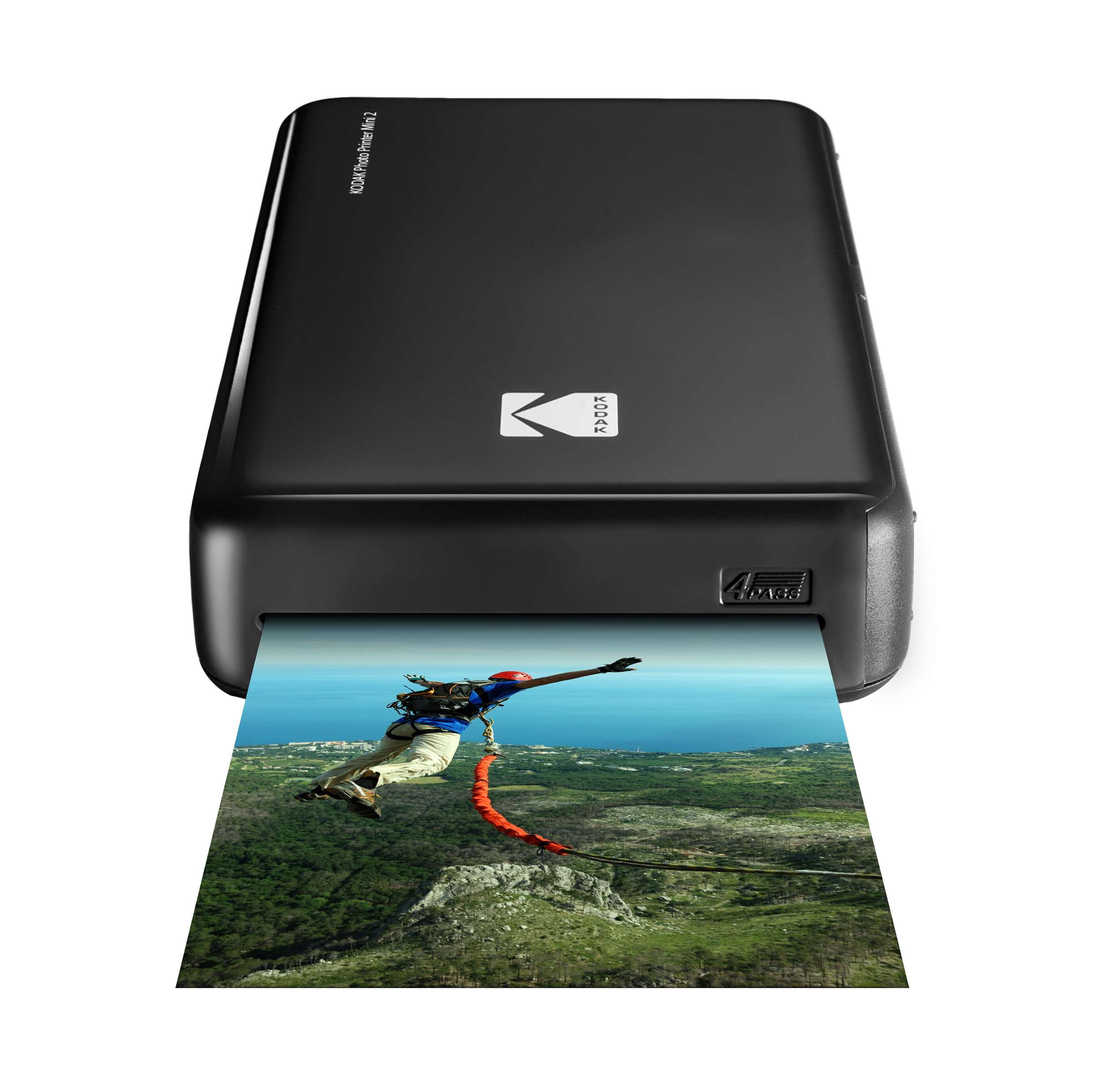 Kodak HD Wireless Portable Mobile Instant Photo Printer, Print Social Media Photos, Premium Quality Full Color Prints. Compatible w/iOS and Android Devices (Black) 1