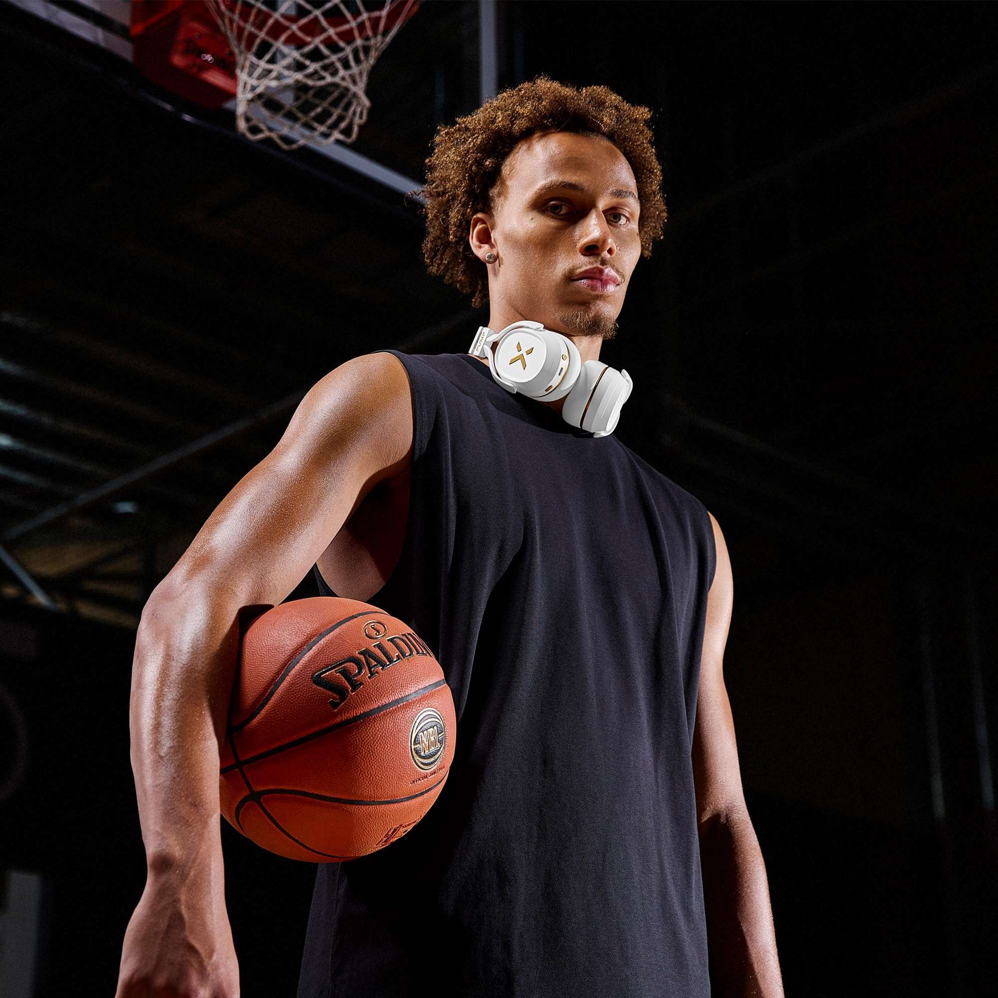 BlueAnt Pump X - The Gym Headphones | Sports Headphones | Cushioned & Cooling Ear Pads | (ANC) Active Noise Cancelling/Advanced Transparency | Wireless | Up to 58hr Play Time (Black | Silver) 2